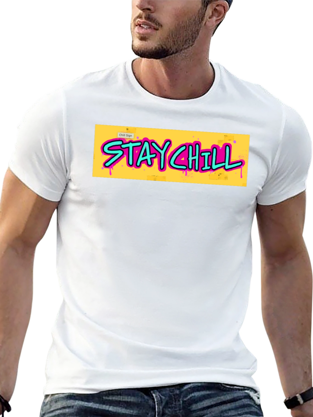 Stay Chill Graphic T-Shirt - Relaxed Style