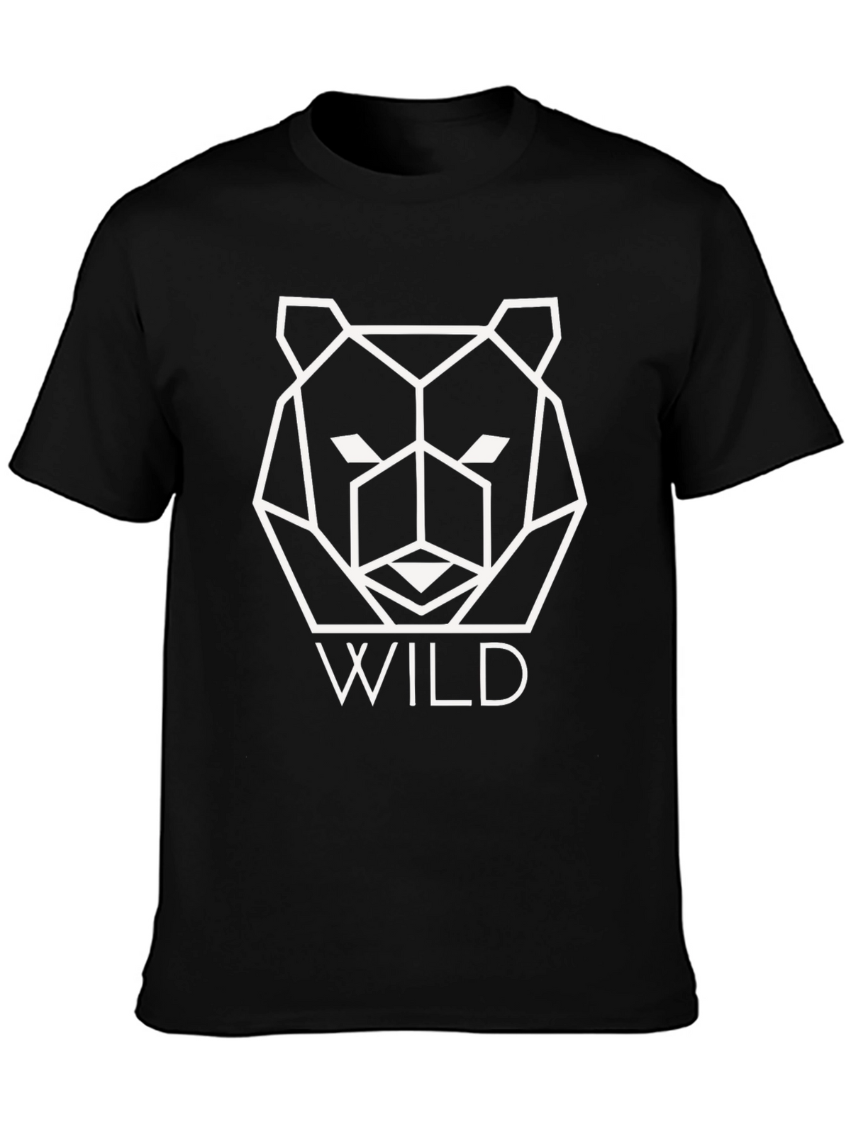Geometric Bear T-Shirt - WILD Graphic Tee