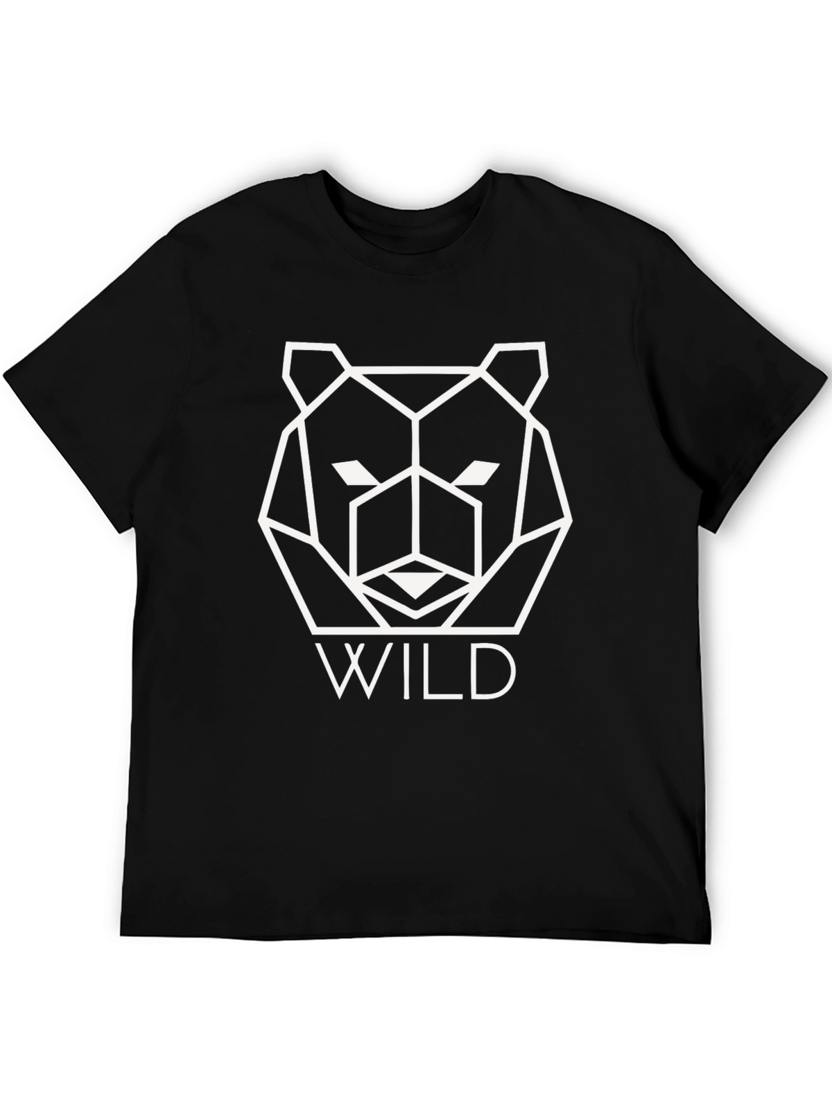 Geometric Bear T-Shirt - WILD Graphic Tee