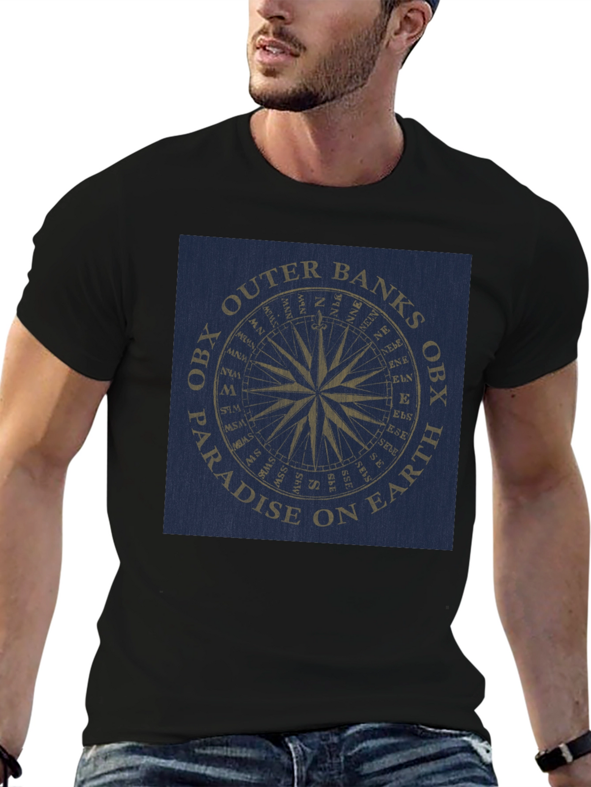 Outer Banks Compass Graphic T-Shirt