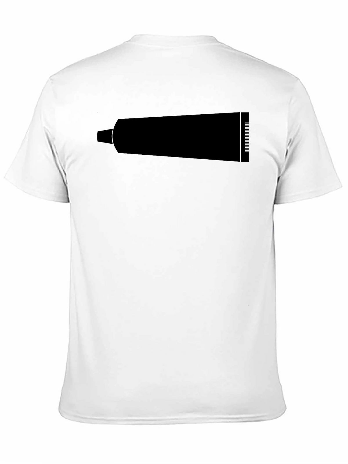 Mens Black Graphic T-Shirt - Tube Print