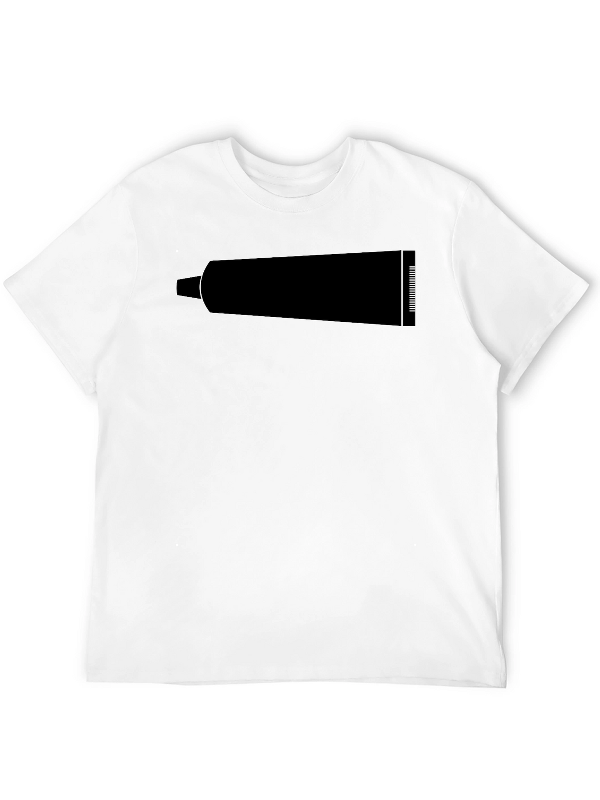 Mens Black Graphic T-Shirt - Tube Print