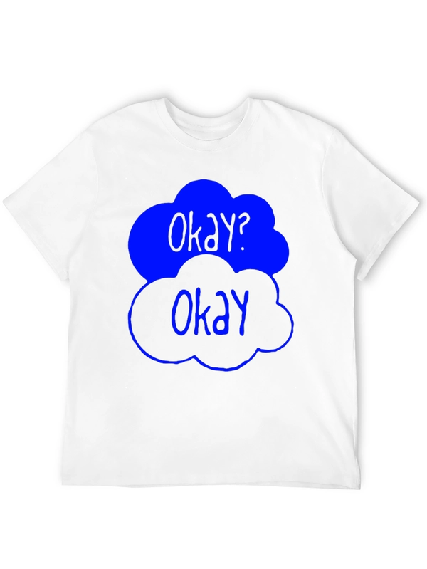 Okay? Okay Graphic Tee - Trendy Cloud Design