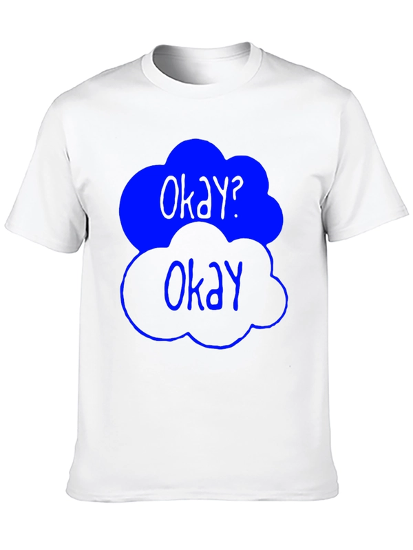 Okay? Okay Graphic Tee - Trendy Cloud Design