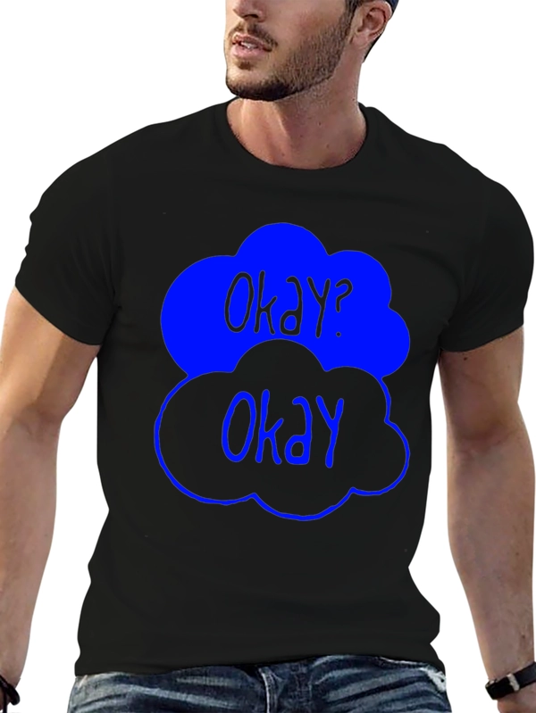 Okay? Okay Graphic Tee - Trendy Cloud Design