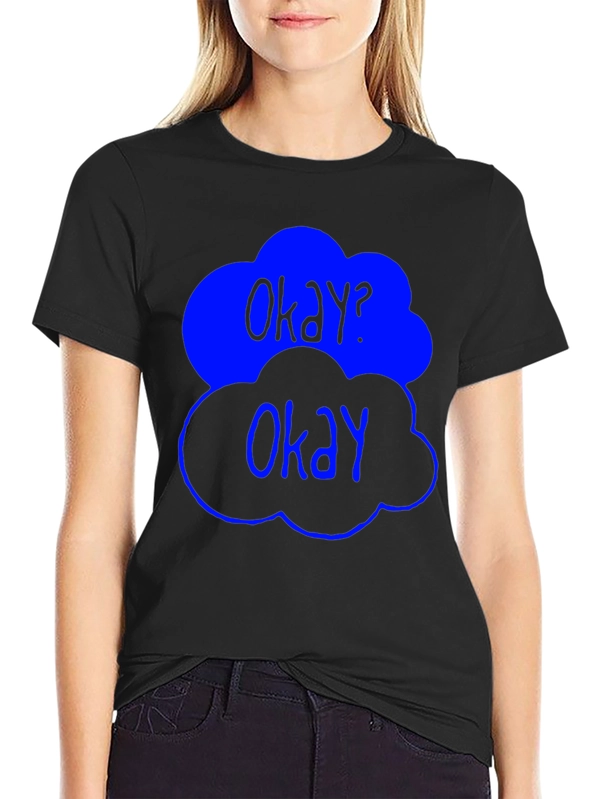 Okay? Okay Graphic Tee - Trendy Cloud Design