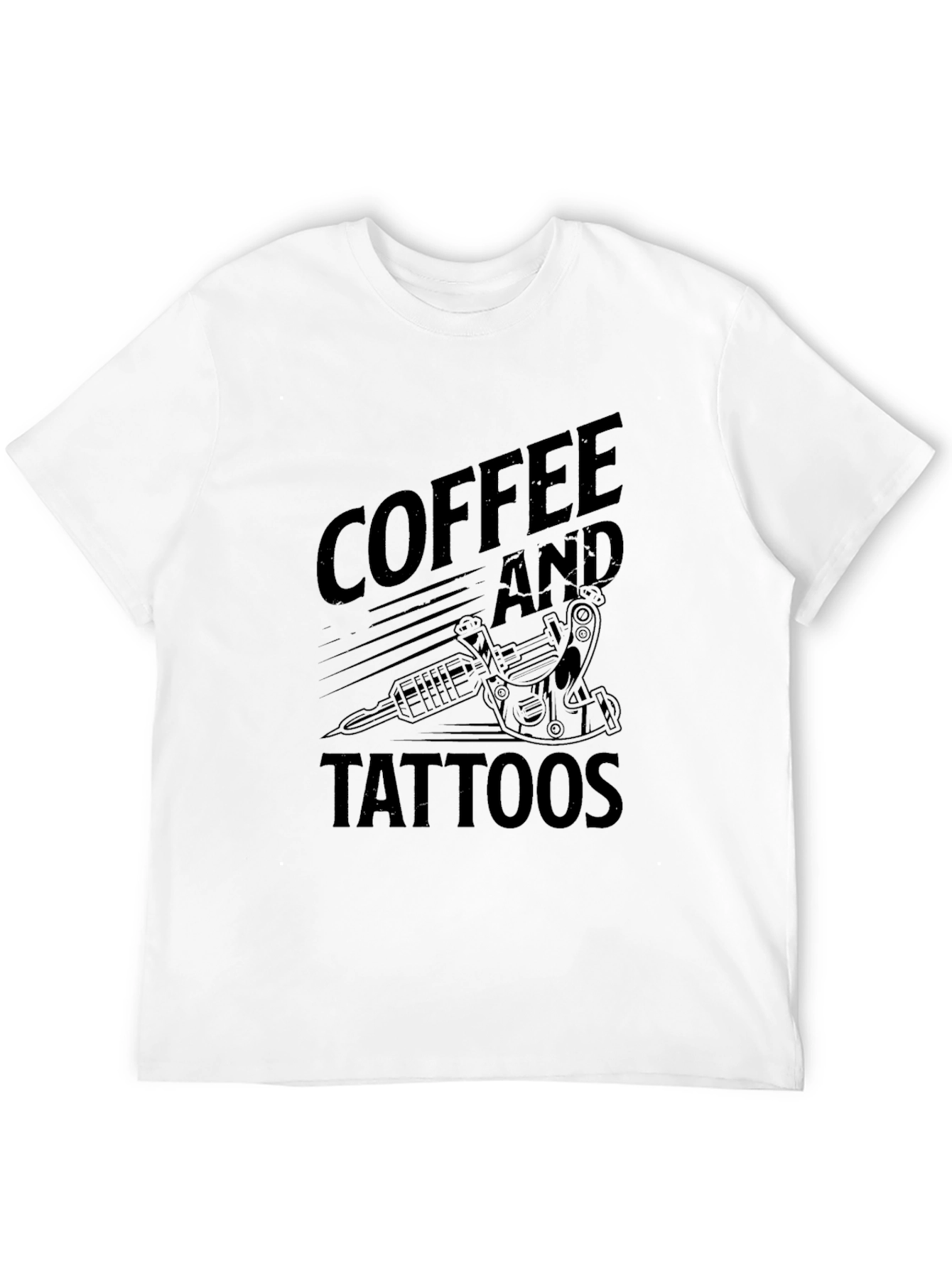 Coffee and Tattoos Black Graphic Tee