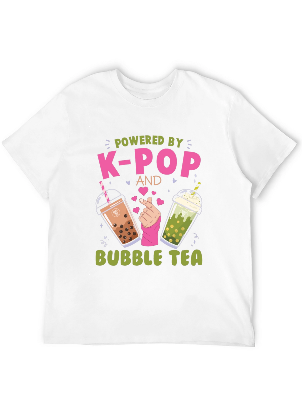 Powered by K-Pop and Bubble Tea T-Shirt