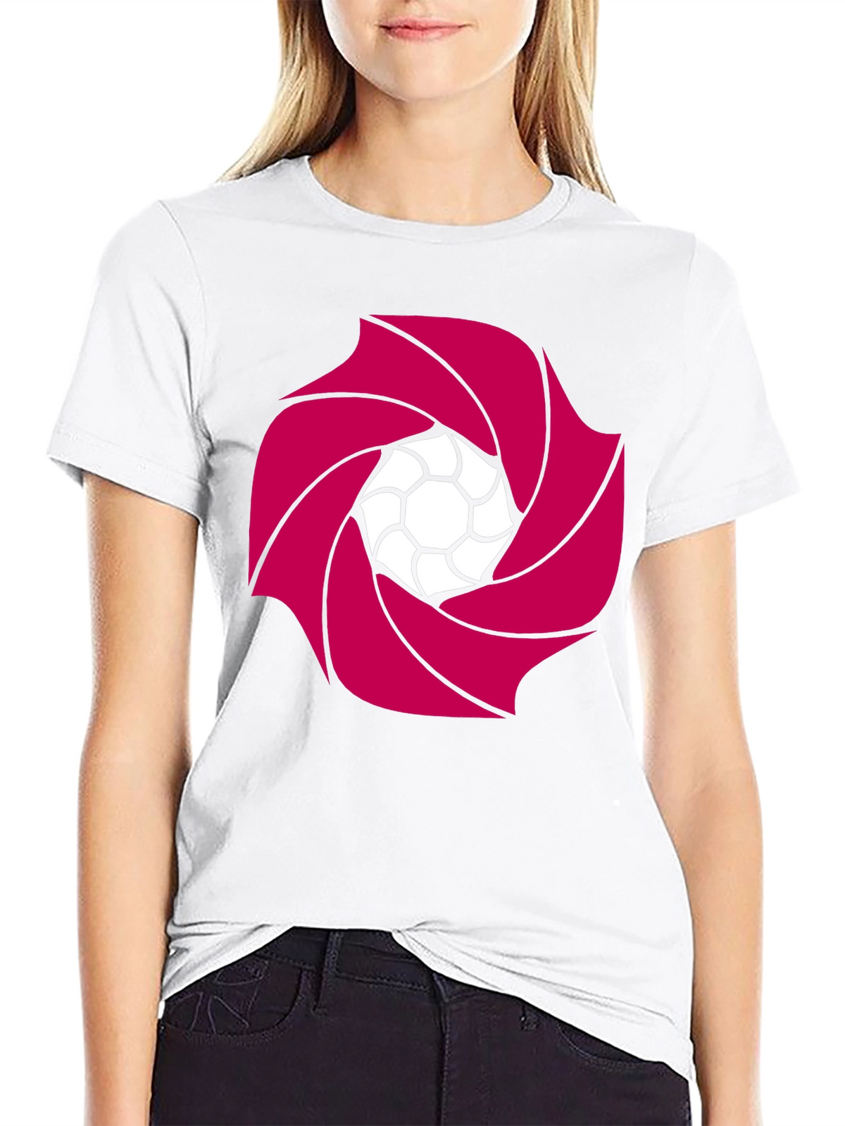 Modern Floral Graphic Tee - Stylish Casual Wear