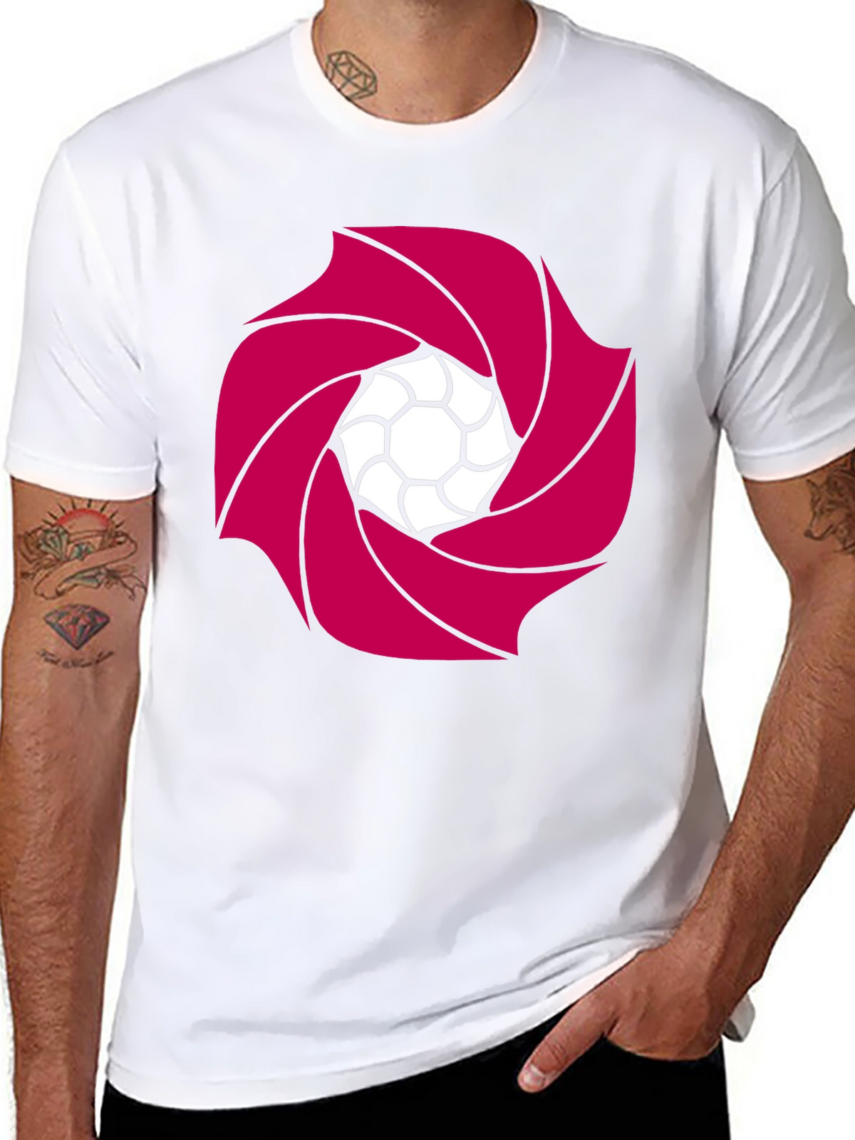 Modern Floral Graphic Tee - Stylish Casual Wear
