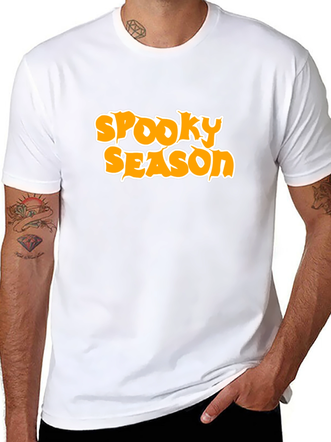 Spooky Season Graphic Tee - Halloween Apparel