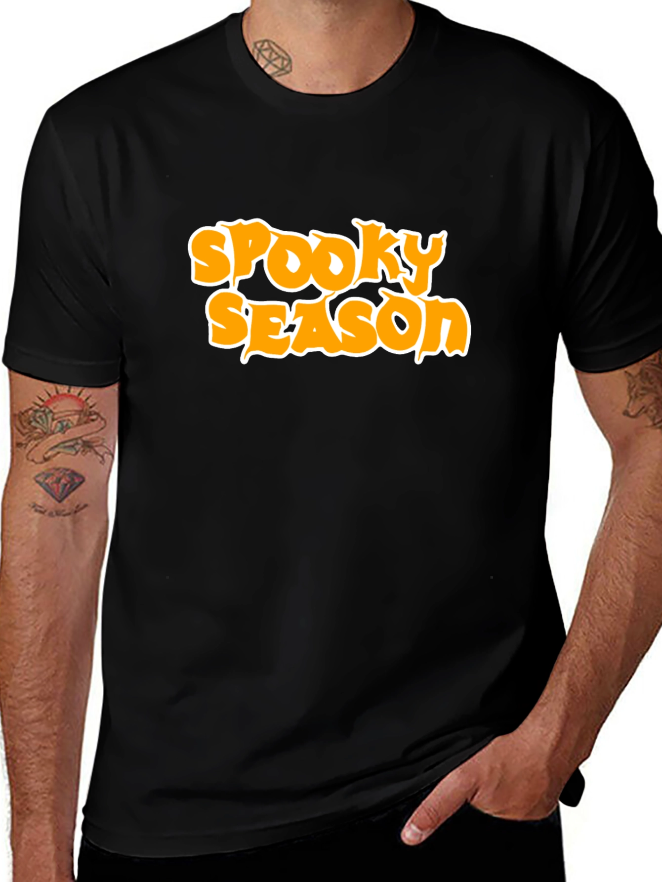 Spooky Season Graphic Tee - Halloween Apparel