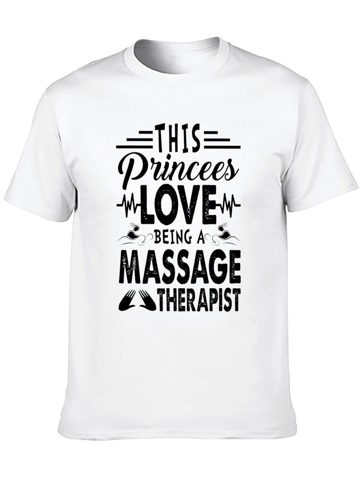 Massage Therapist Princess Graphic Tee