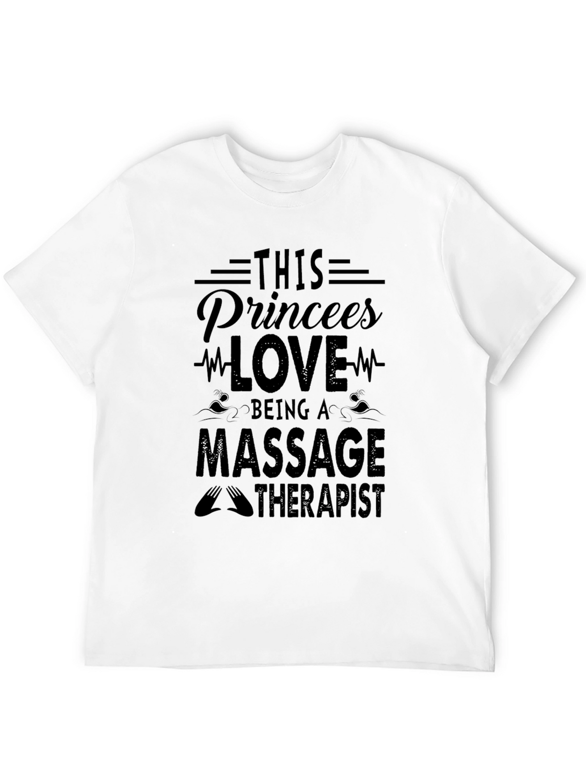 Massage Therapist Princess Graphic Tee