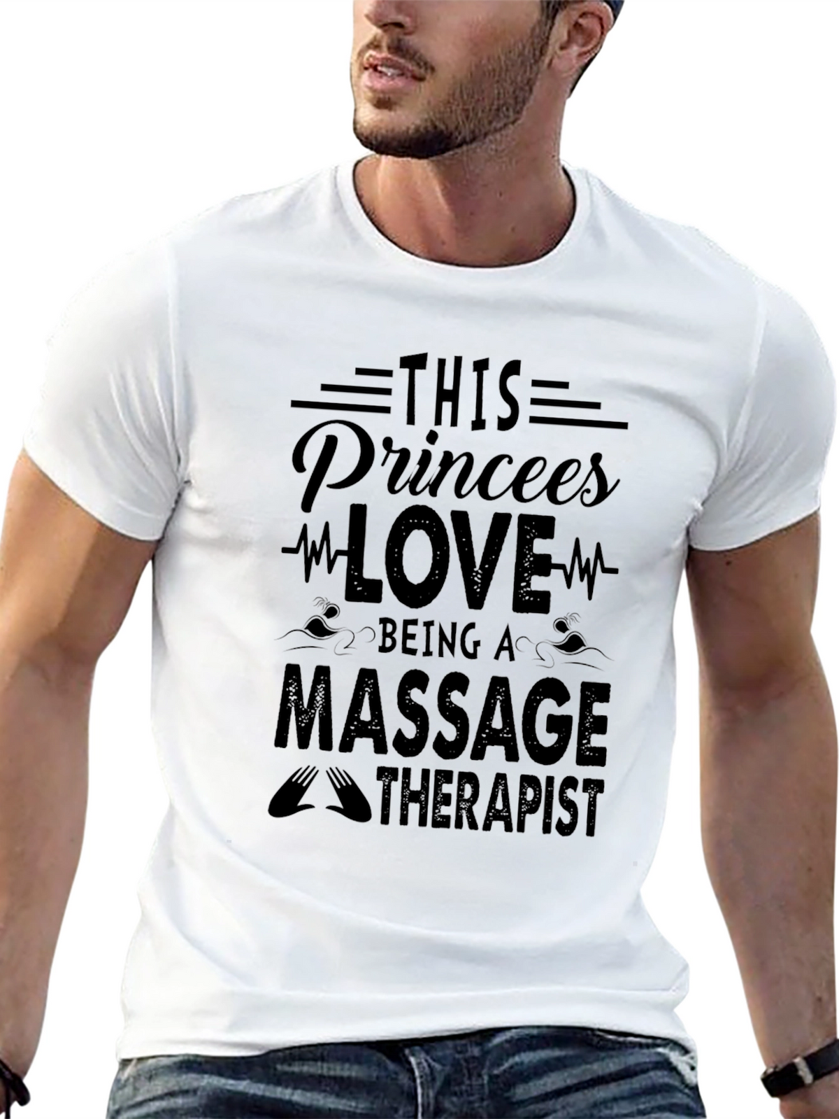 Massage Therapist Princess Graphic Tee