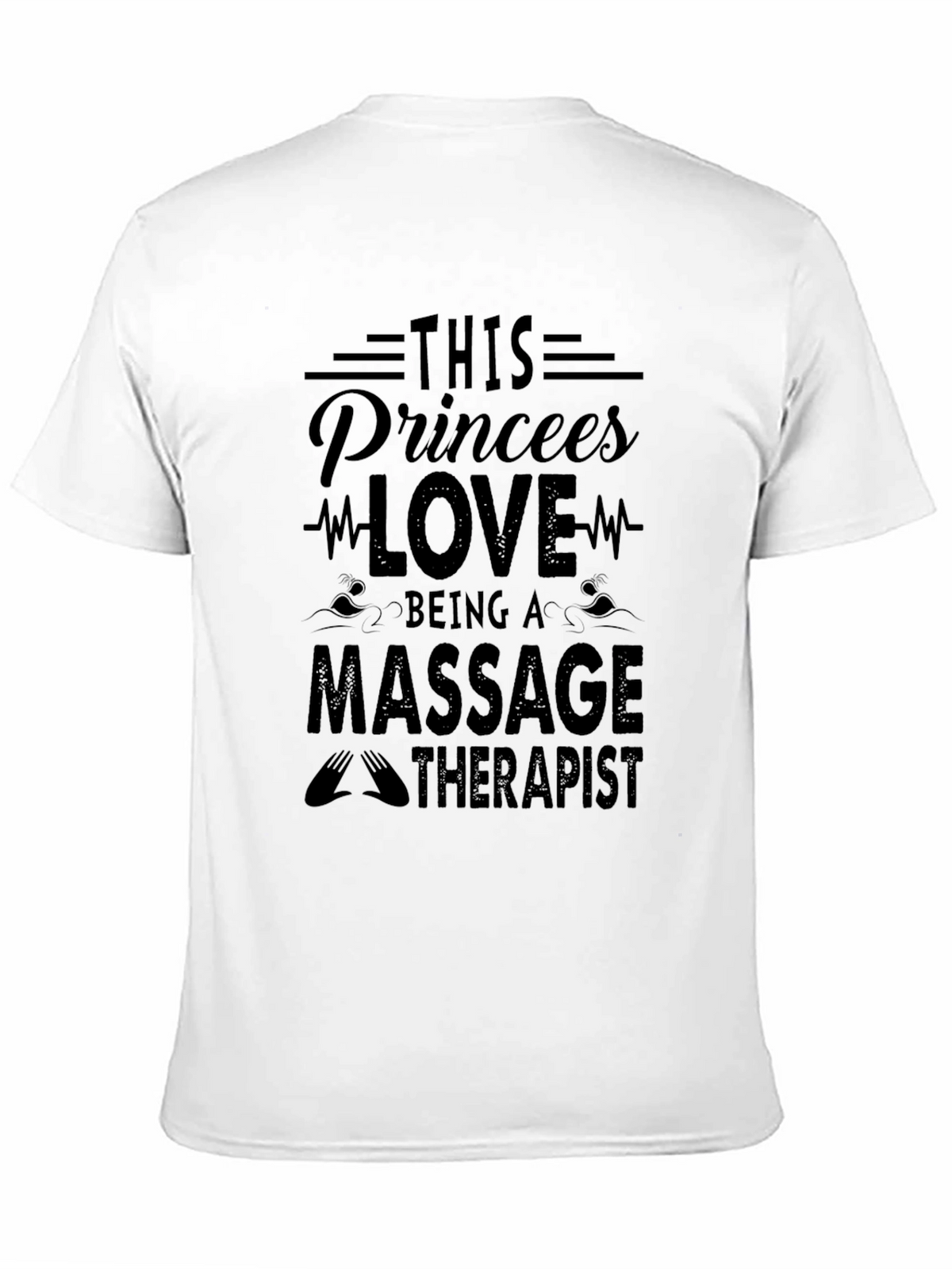 Massage Therapist Princess Graphic Tee