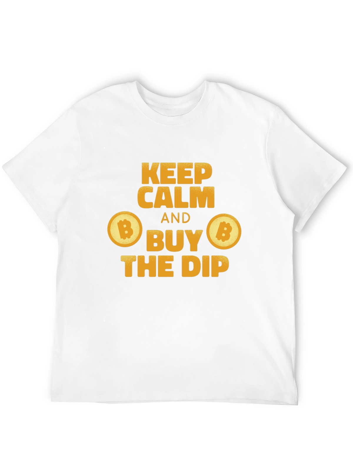 Keep Calm Buy the Dip Bitcoin Crypto T-Shirt