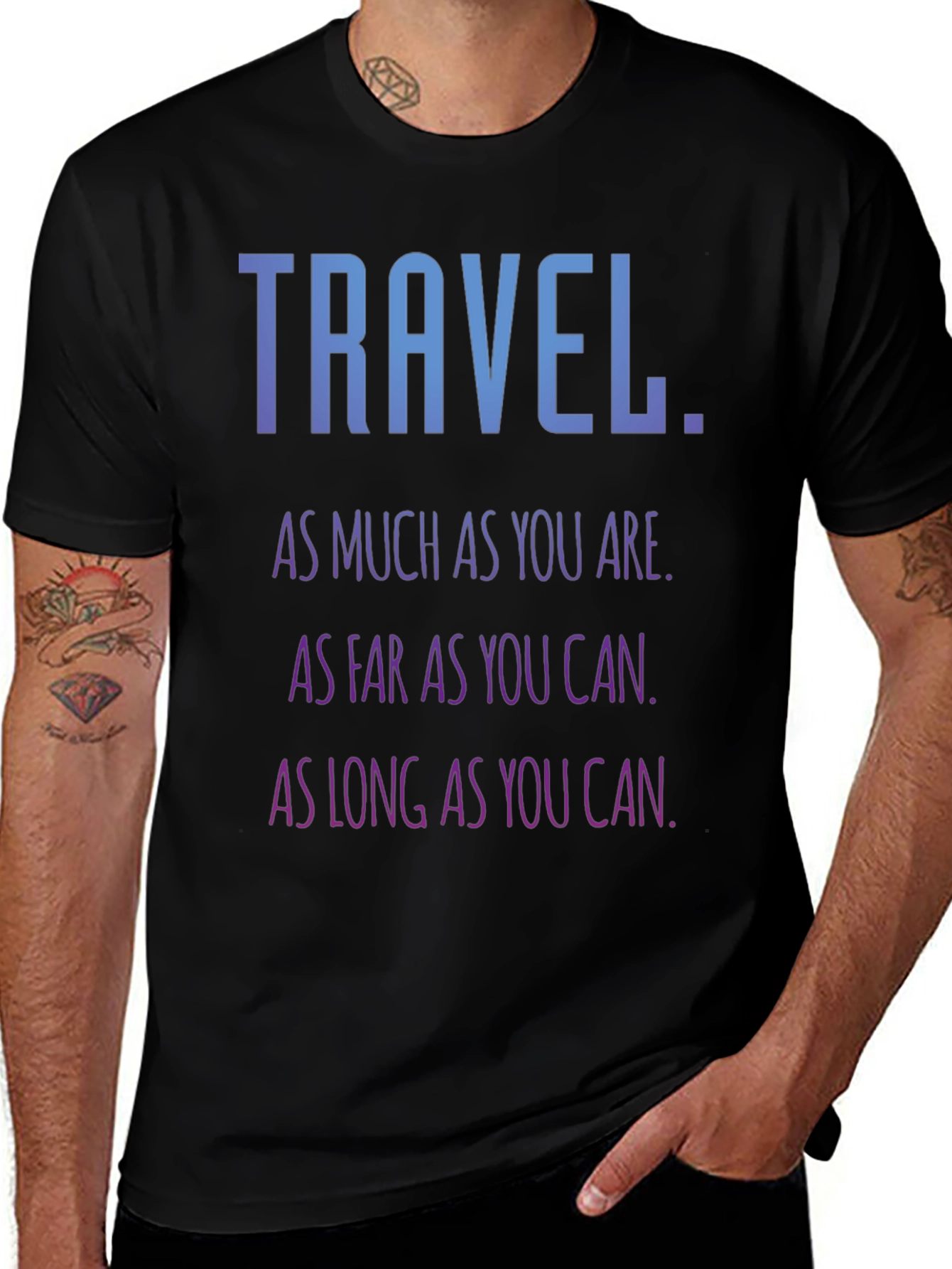 Travel Quote T-Shirt - Inspirational Adventure Tee