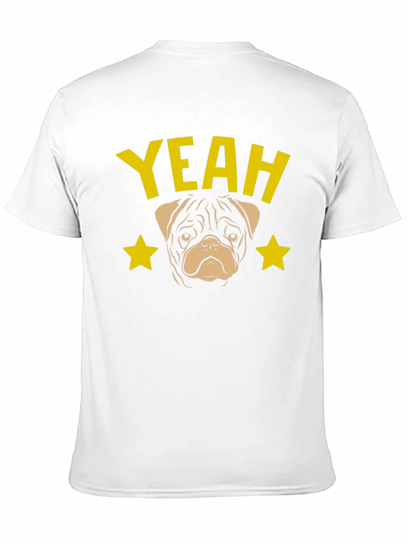 Yeah Pug Graphic T-Shirt - Trendy Dog Lover Tee