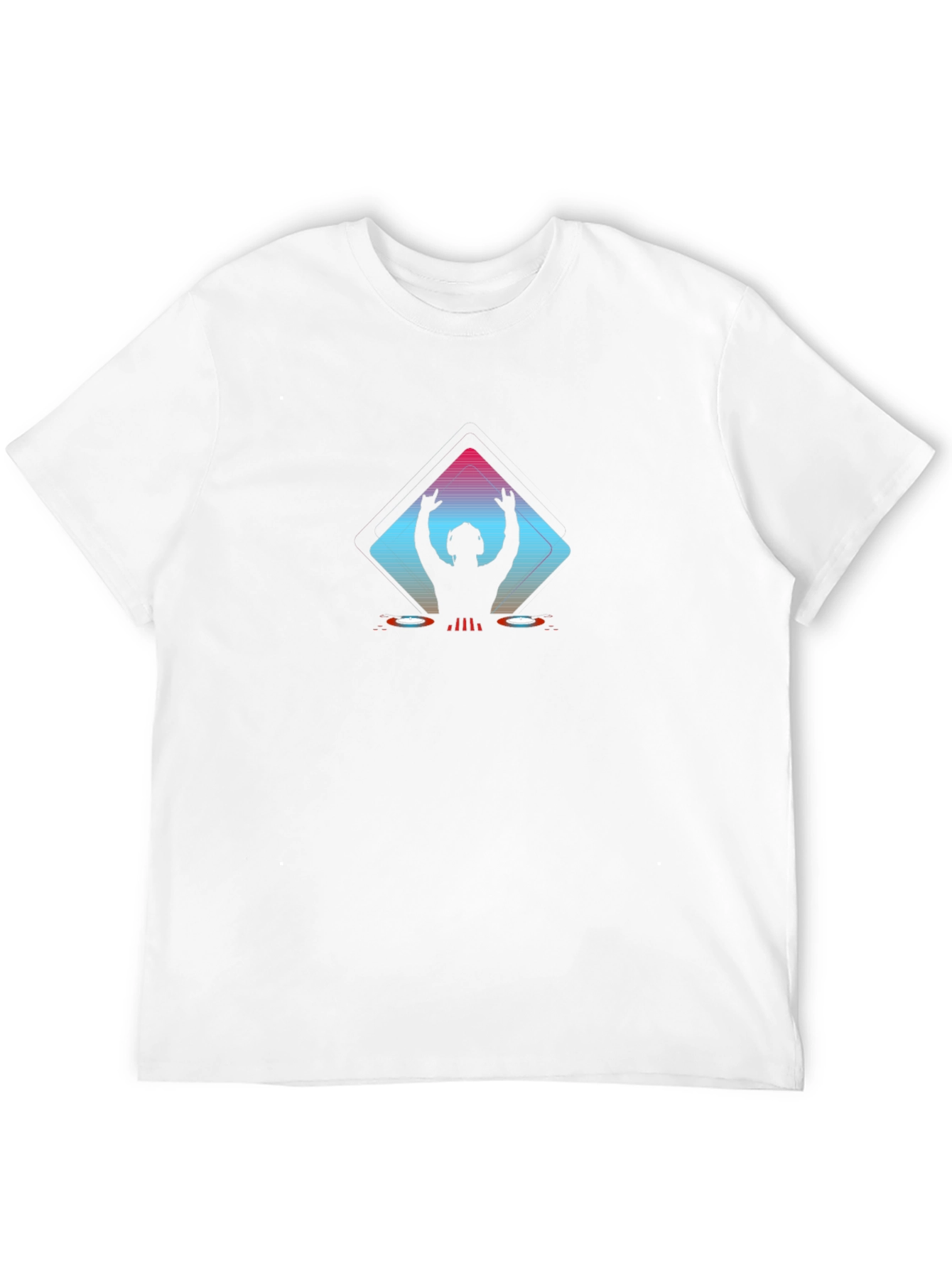 DJ Silhouette Graphic Tee - Black