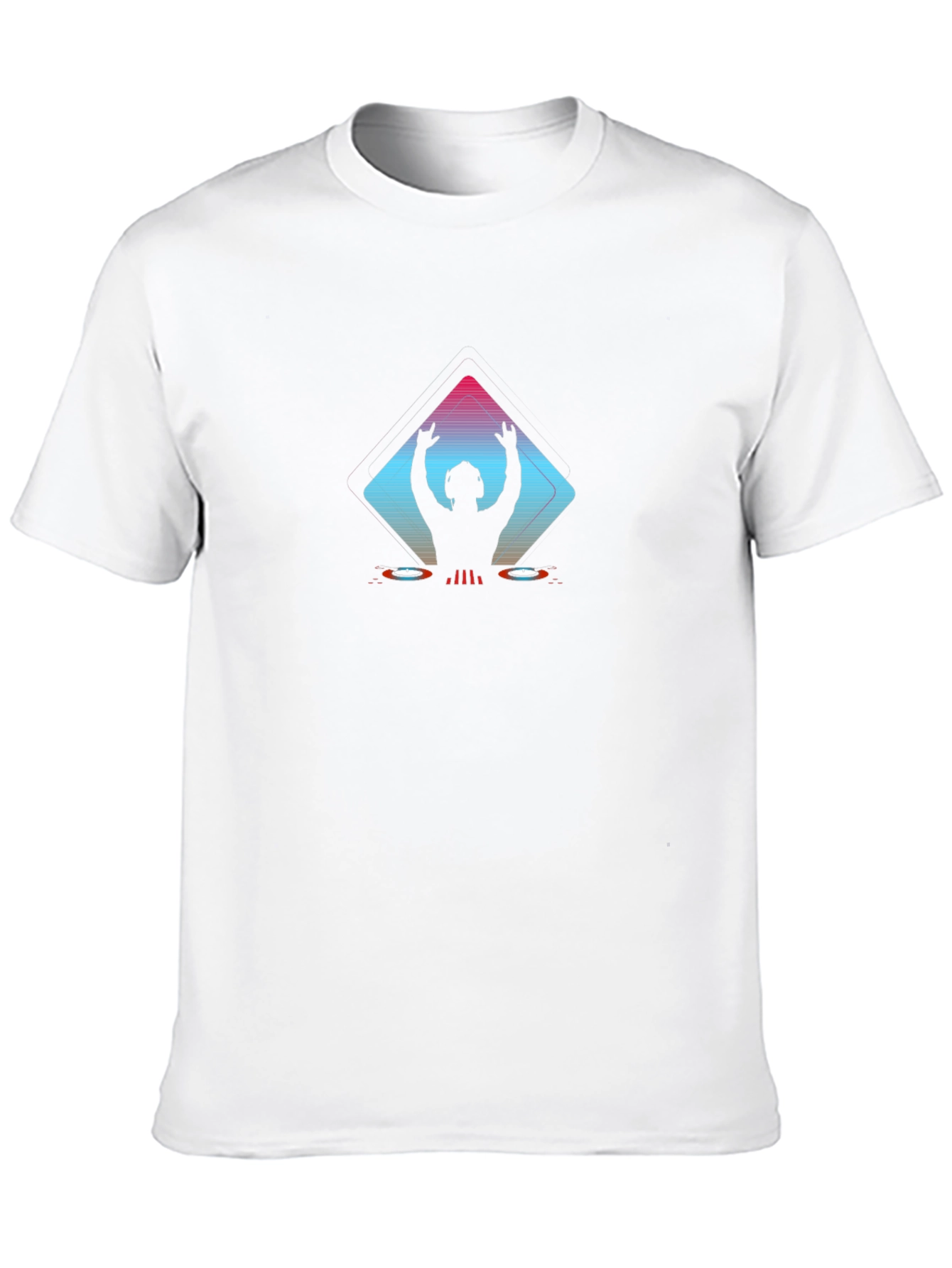 DJ Silhouette Graphic Tee - Black