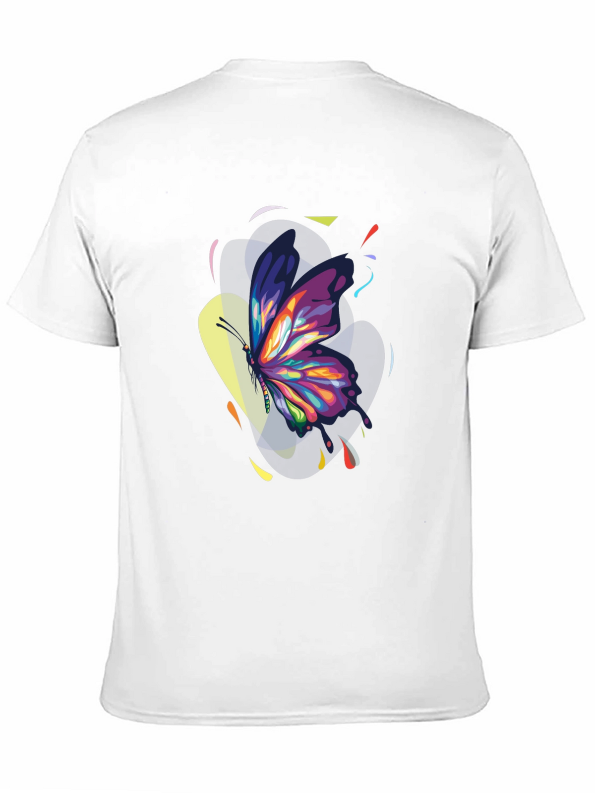 Butterfly Art Black T-Shirt