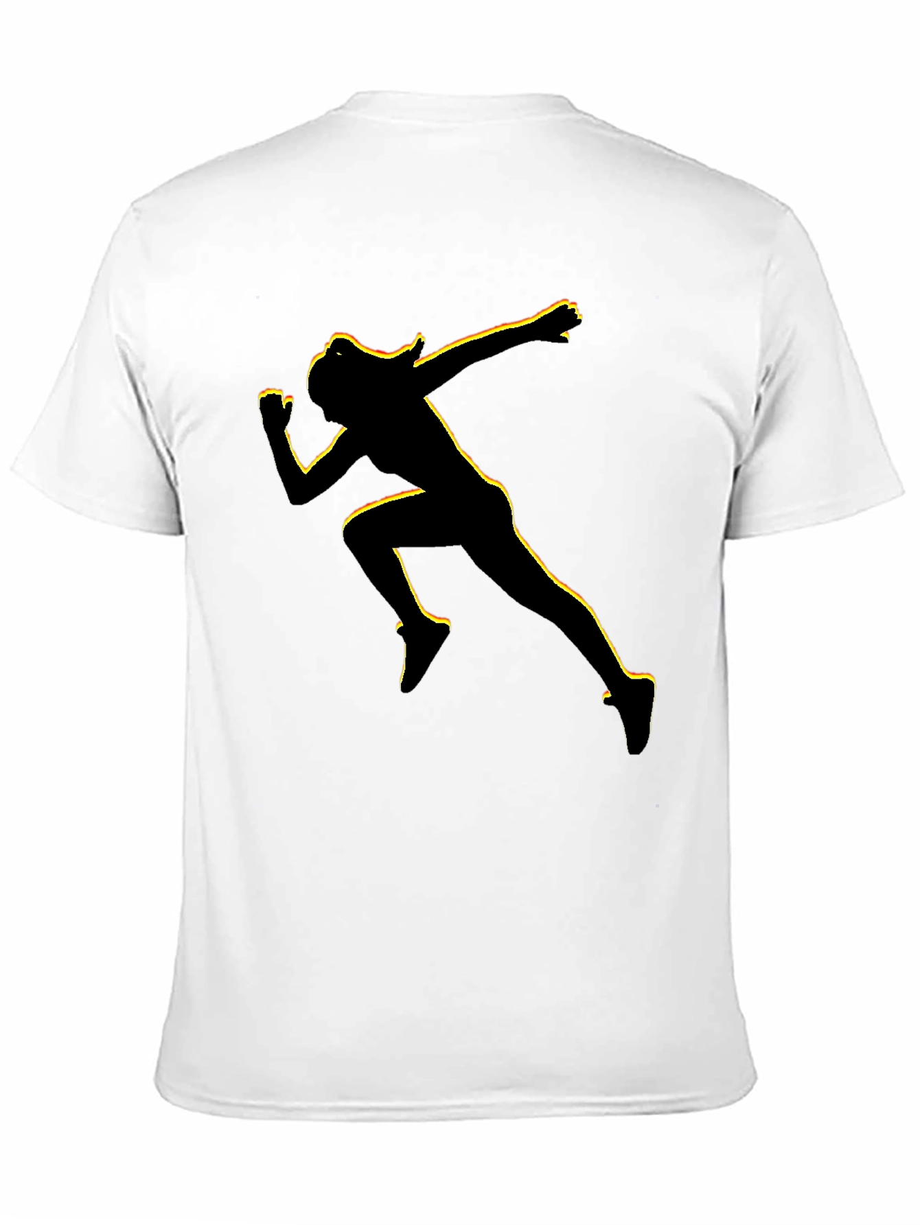 Runner Graphic Tee - Black Cotton Blend