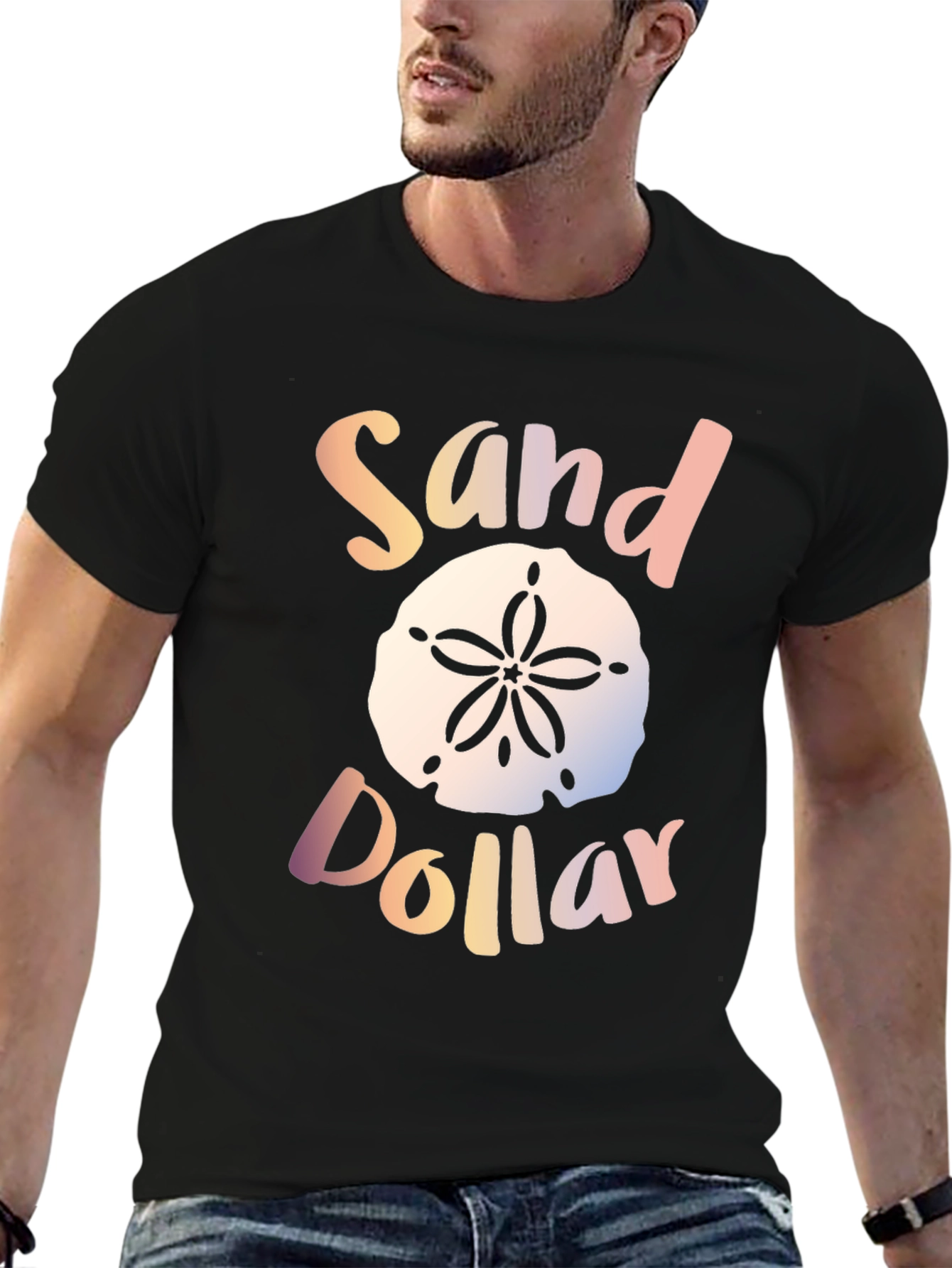 Sand Dollar Graphic Tee - Coastal Style T-Shirt