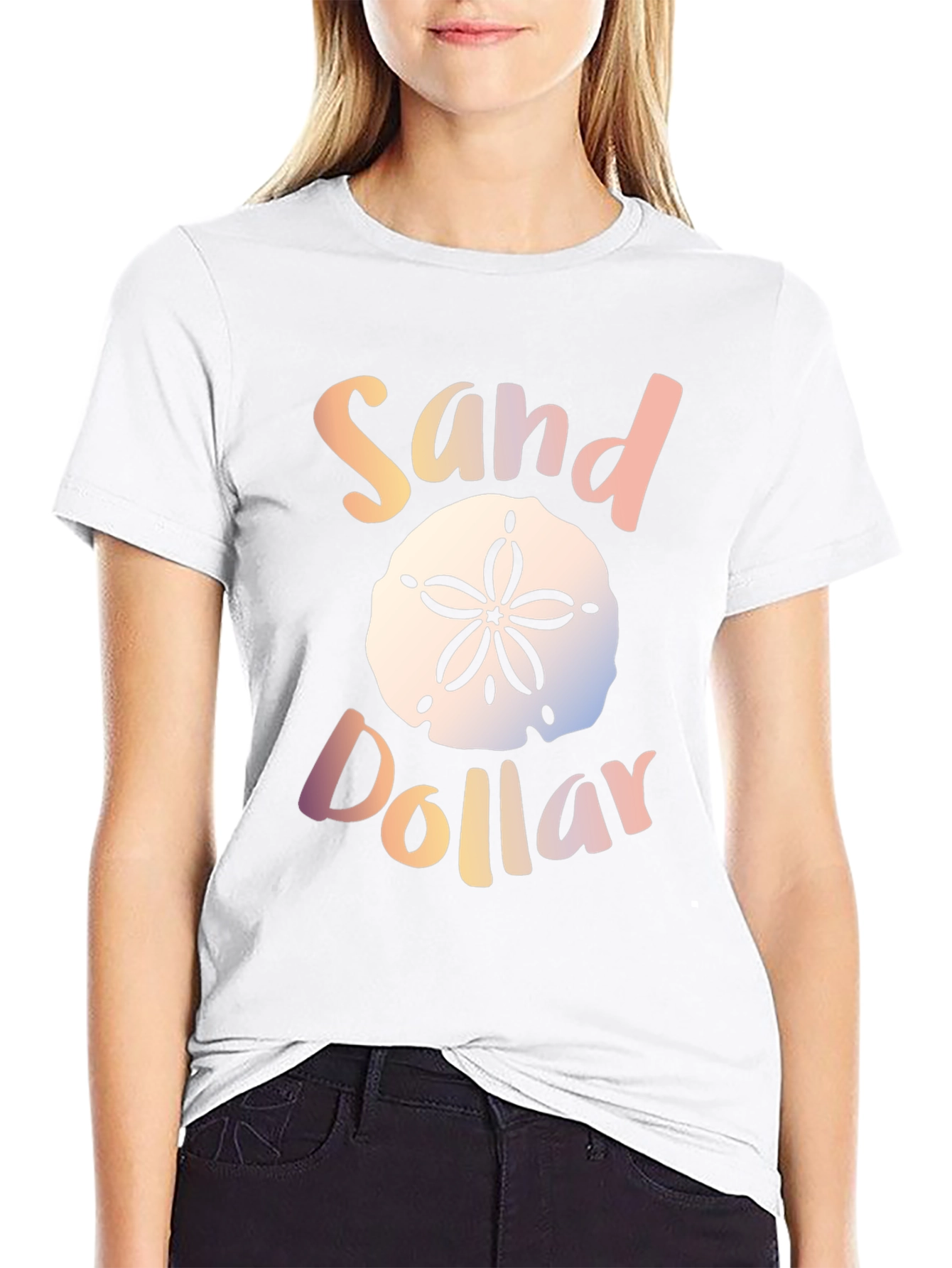 Sand Dollar Graphic Tee - Coastal Style T-Shirt