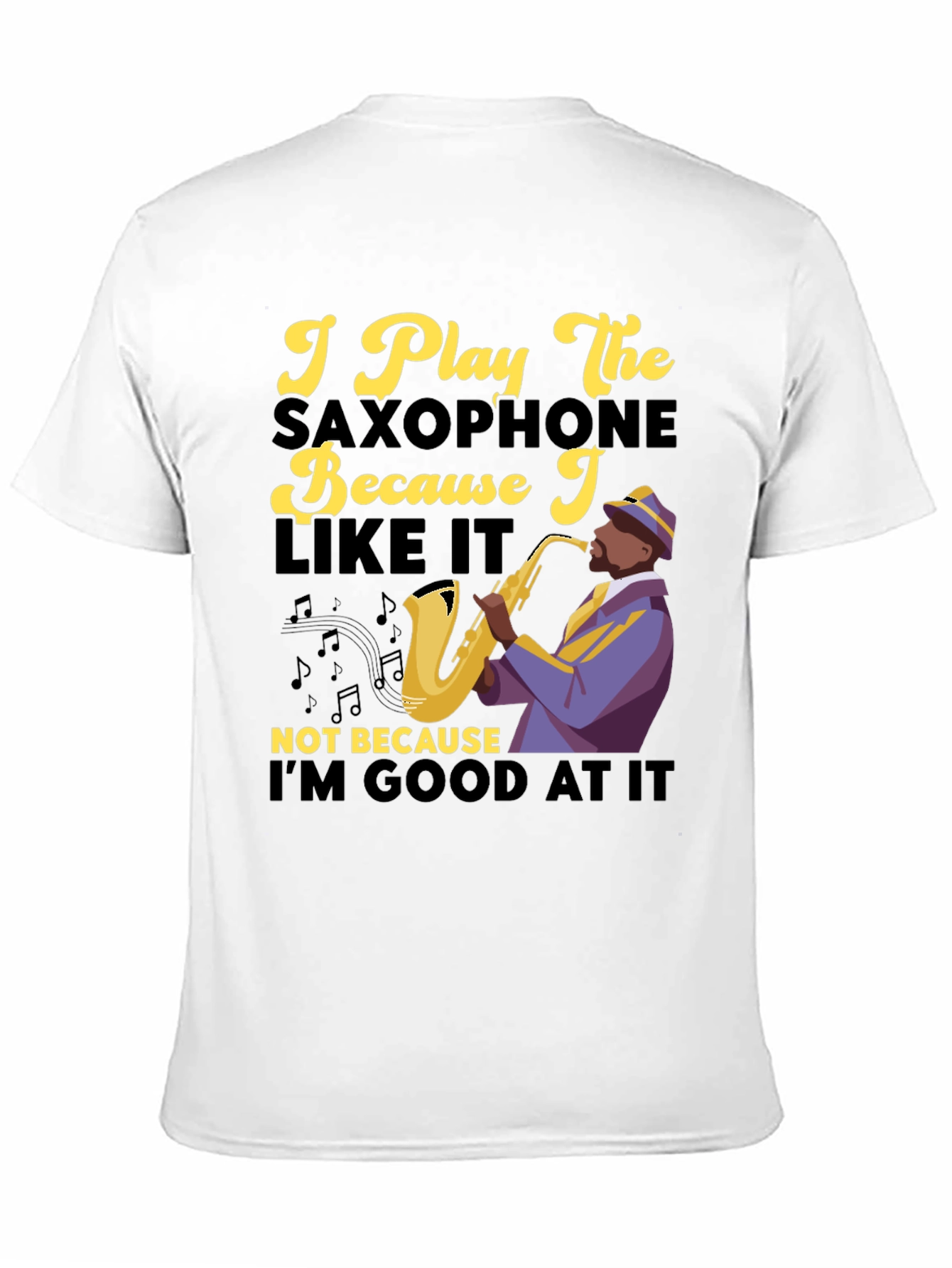 Saxophone Player Graphic T-Shirt