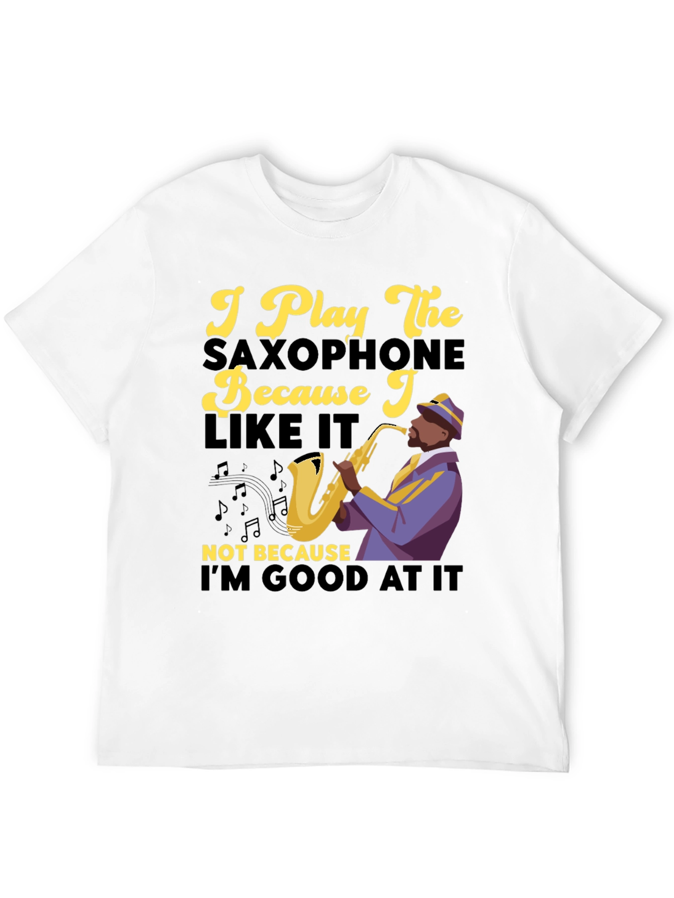 Saxophone Player Graphic T-Shirt
