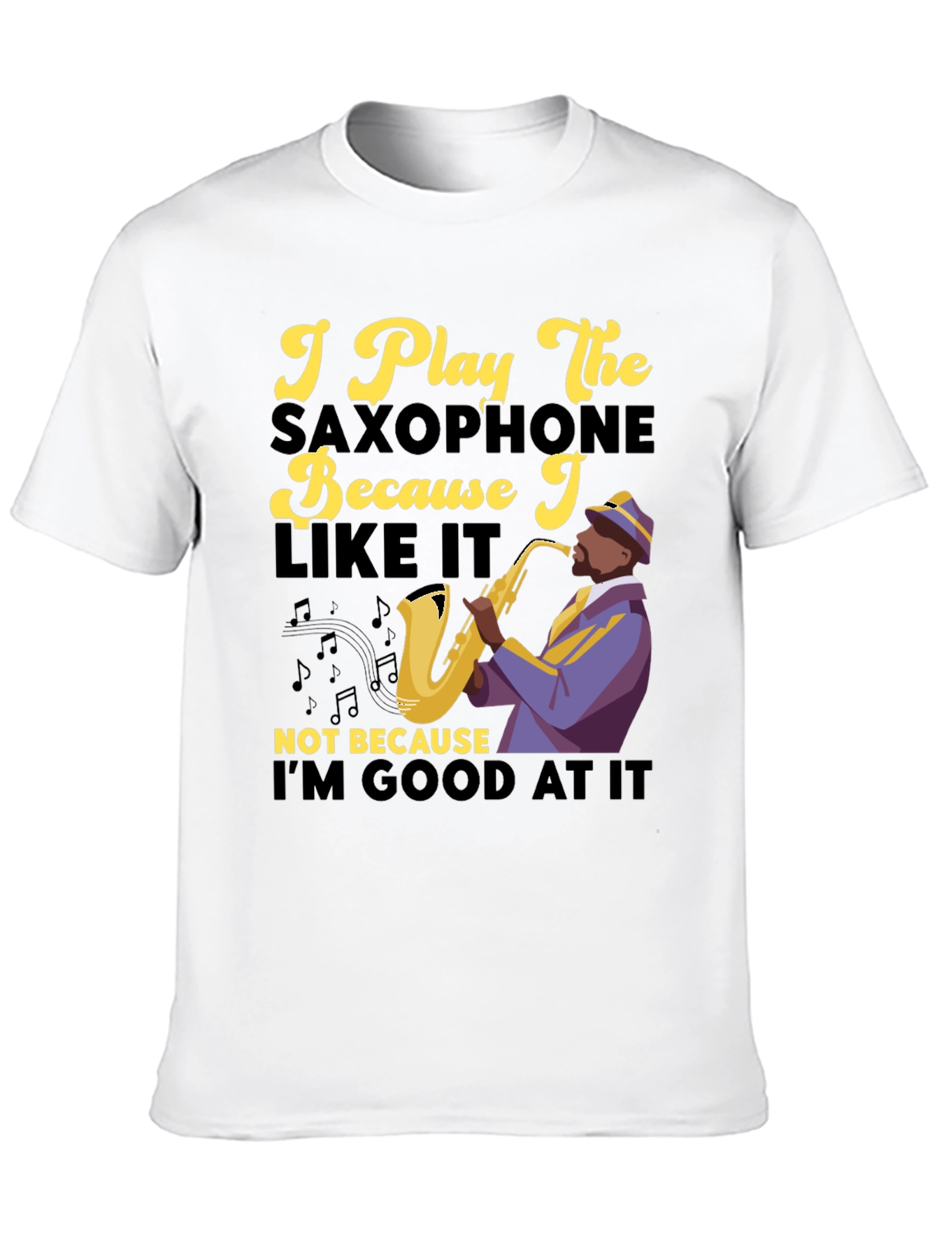 Saxophone Player Graphic T-Shirt