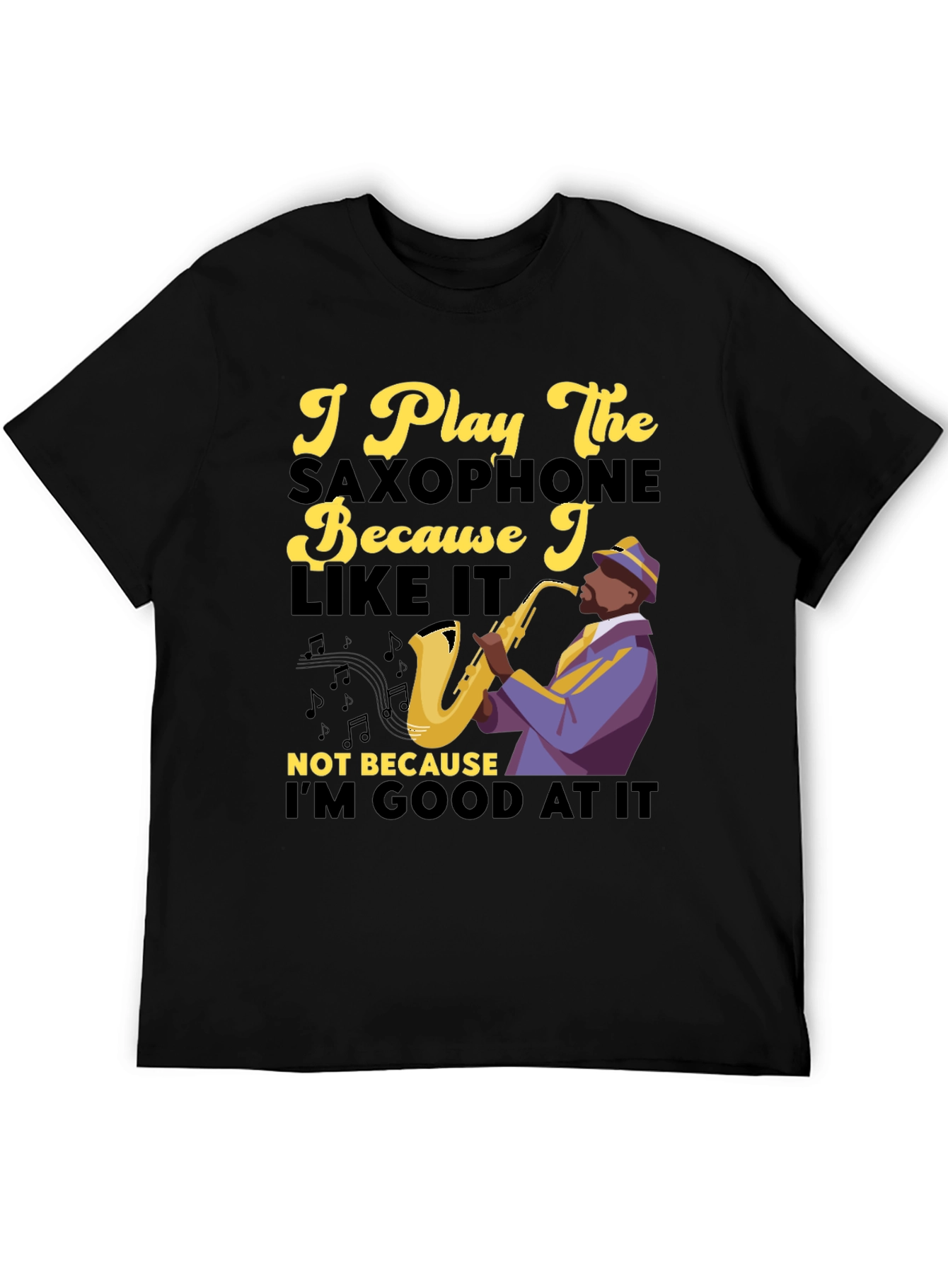 Saxophone Player Graphic T-Shirt