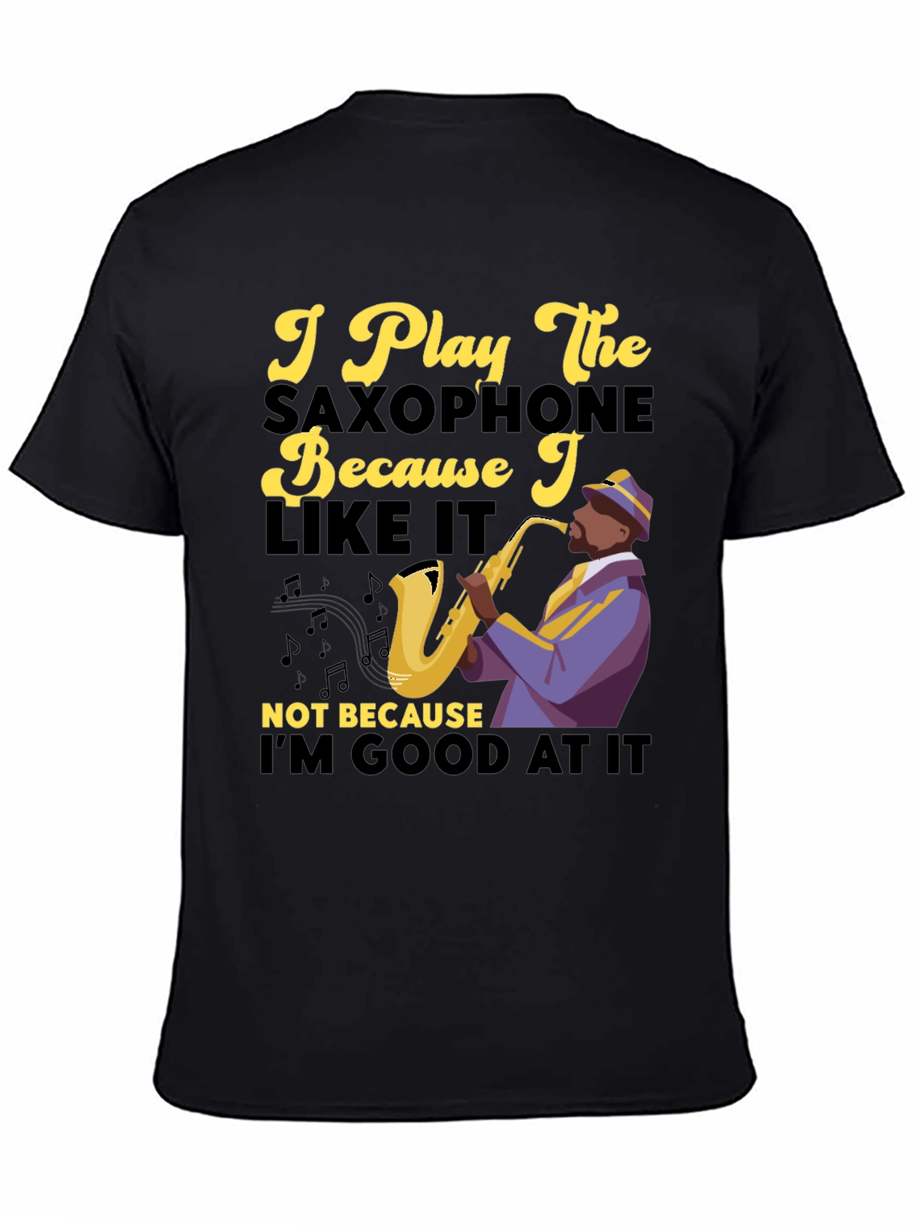Saxophone Player Graphic T-Shirt