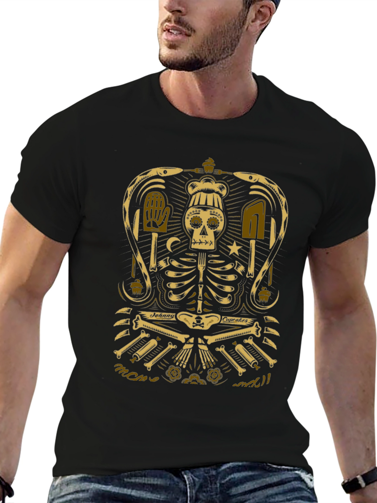 Chef Skeleton Graphic Tee