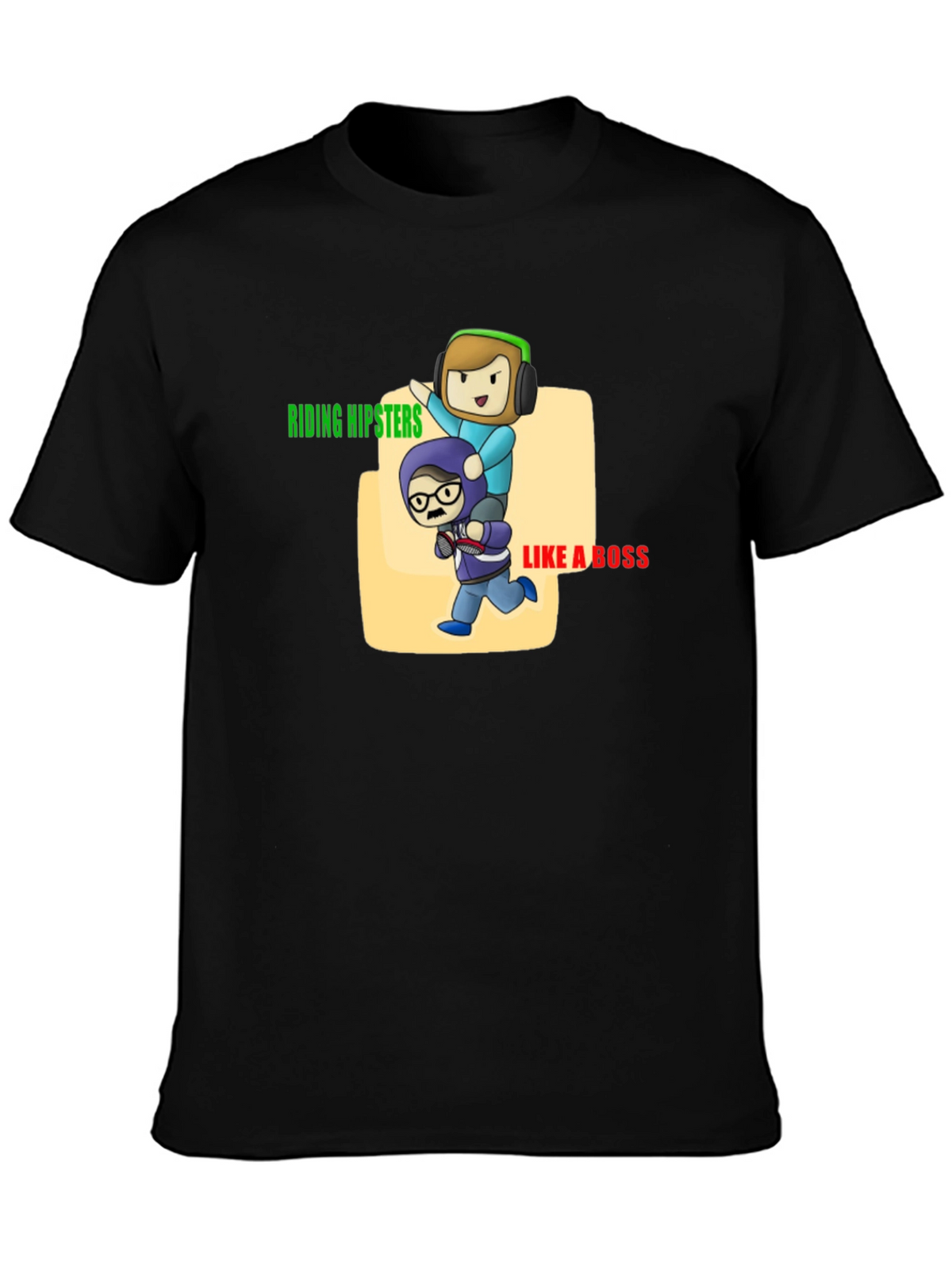 Riding Hipsters Like a Boss T-Shirt