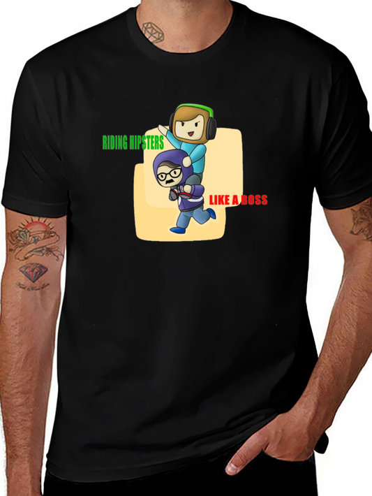 Riding Hipsters Like a Boss T-Shirt