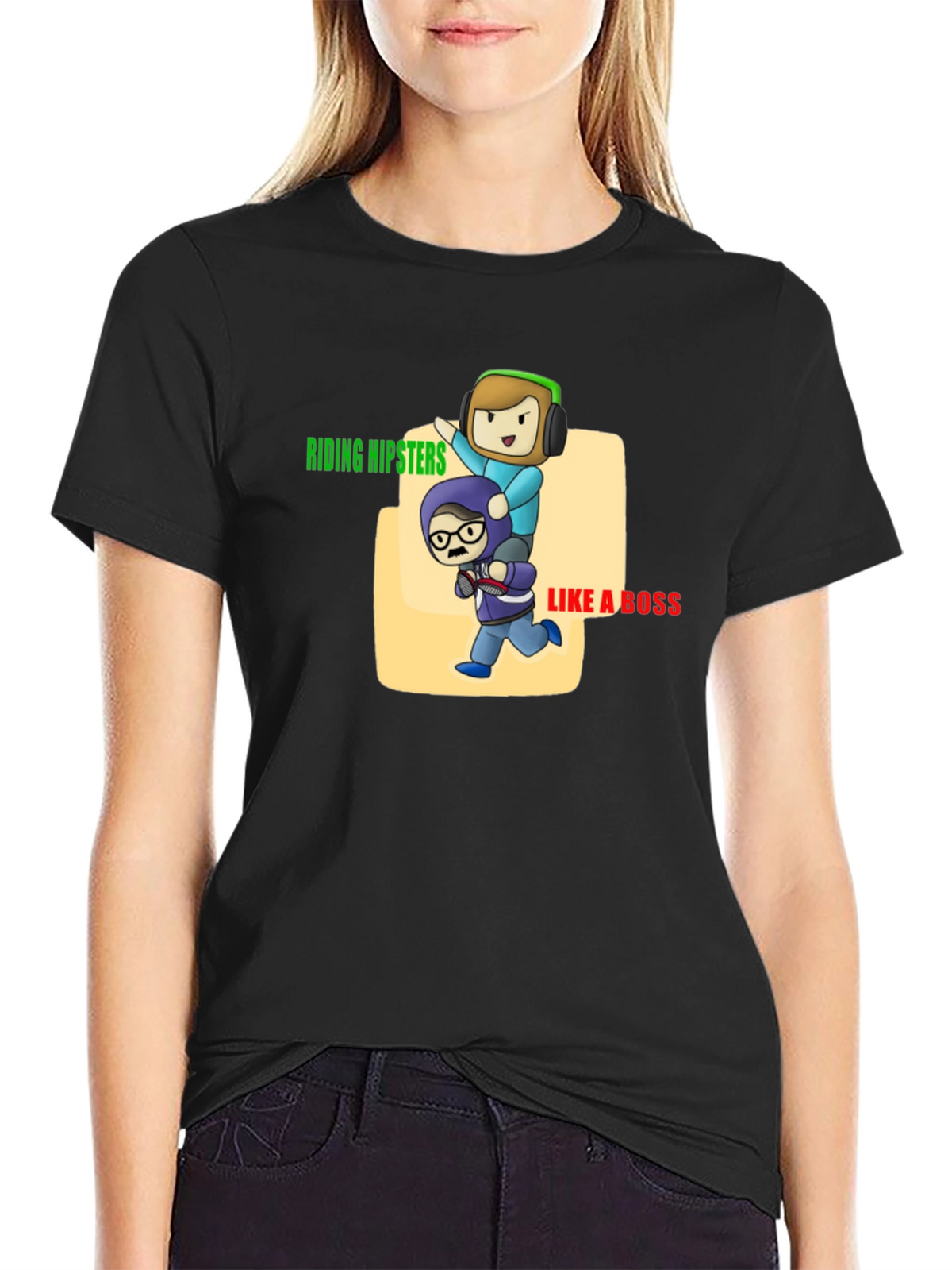 Riding Hipsters Like a Boss T-Shirt
