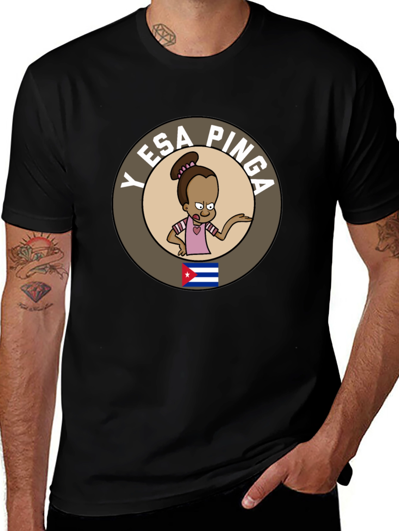 Cartoon Character Graphic Tee