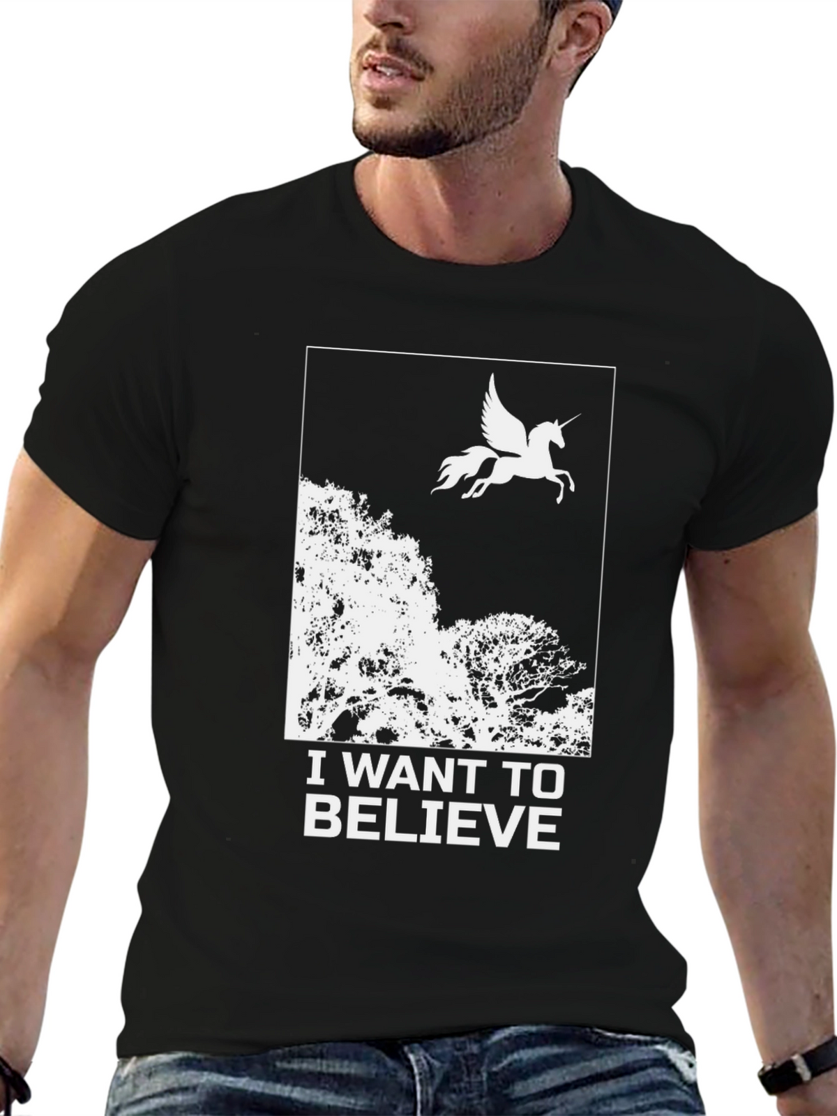 I Want To Believe Unicorn T-Shirt