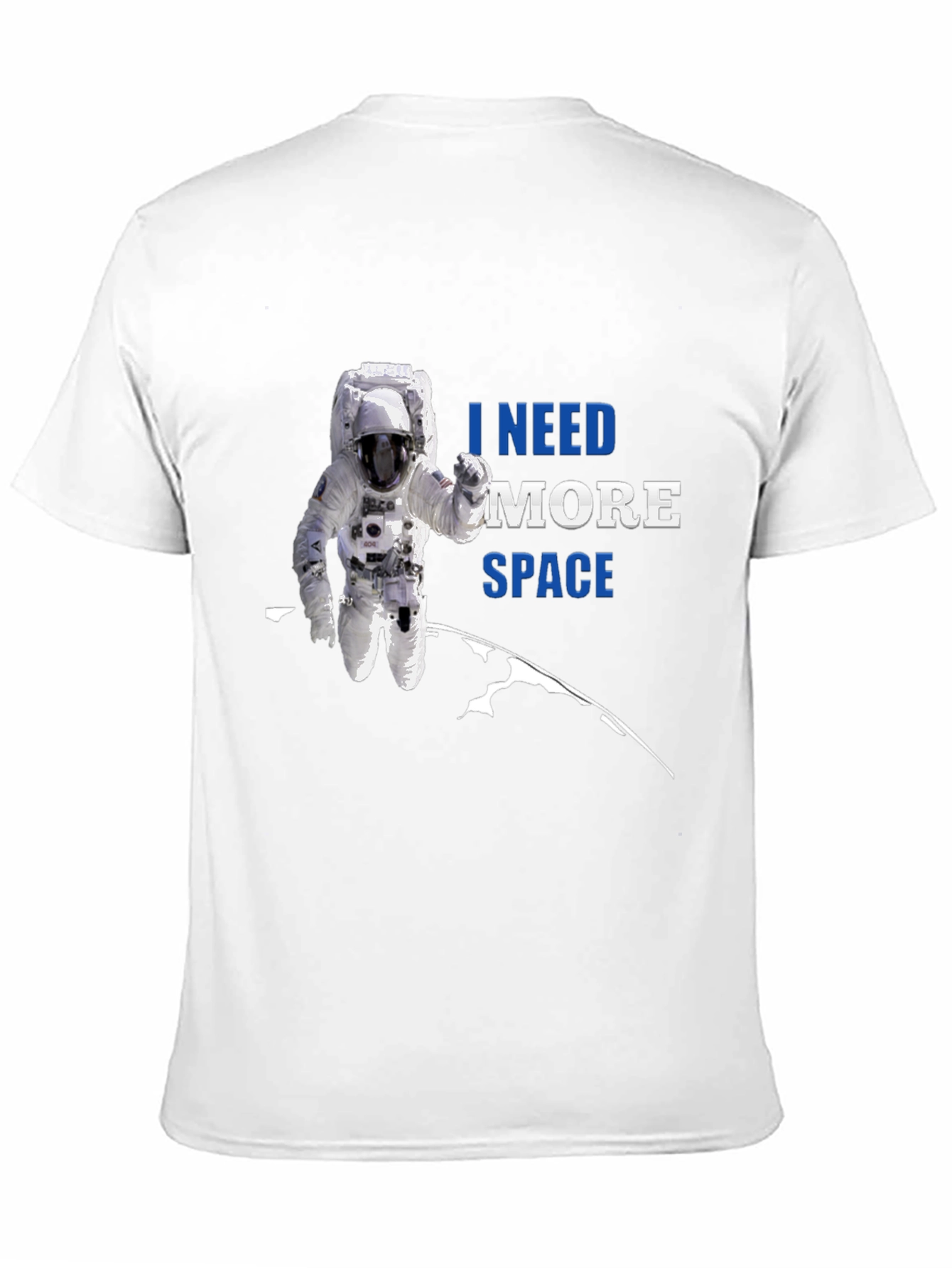 I Need More Space Astronaut Graphic T-Shirt