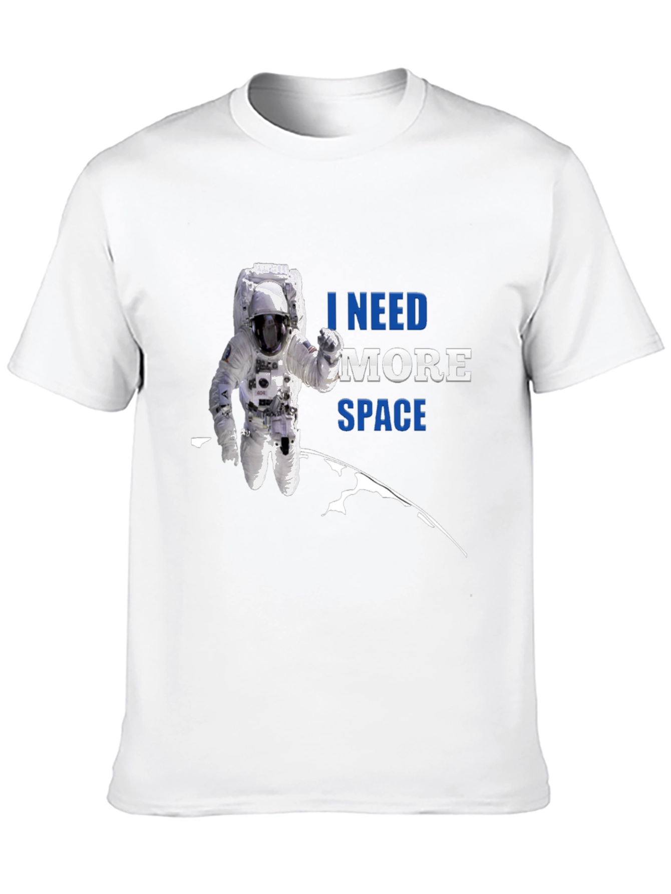 I Need More Space Astronaut Graphic T-Shirt