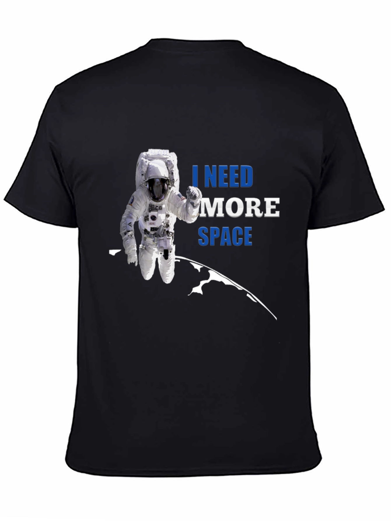 I Need More Space Astronaut Graphic T-Shirt