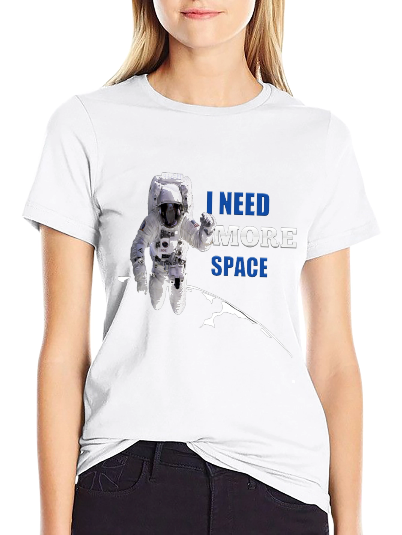 I Need More Space Astronaut Graphic T-Shirt