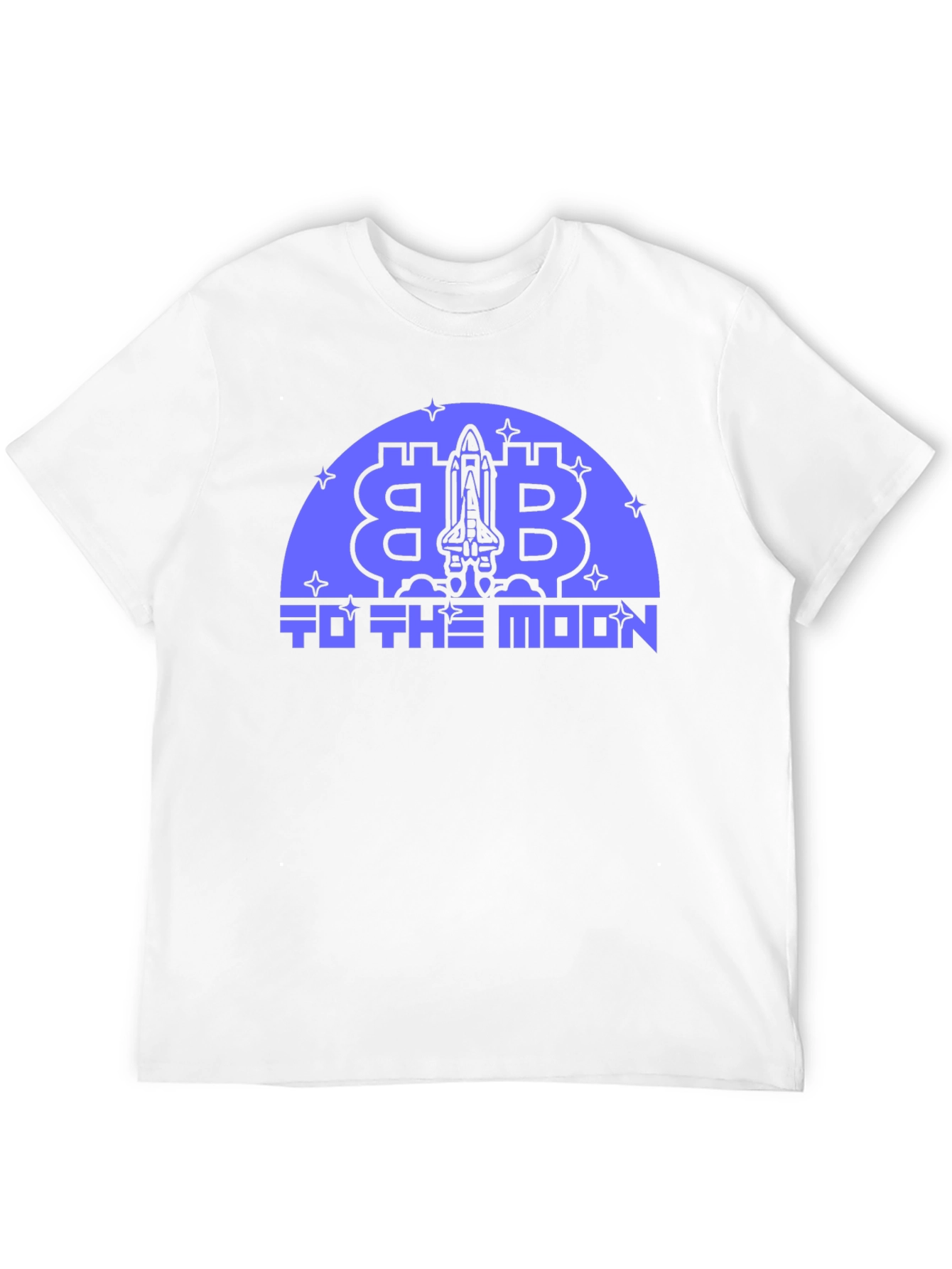 Bitcoin To The Moon Graphic T-Shirt
