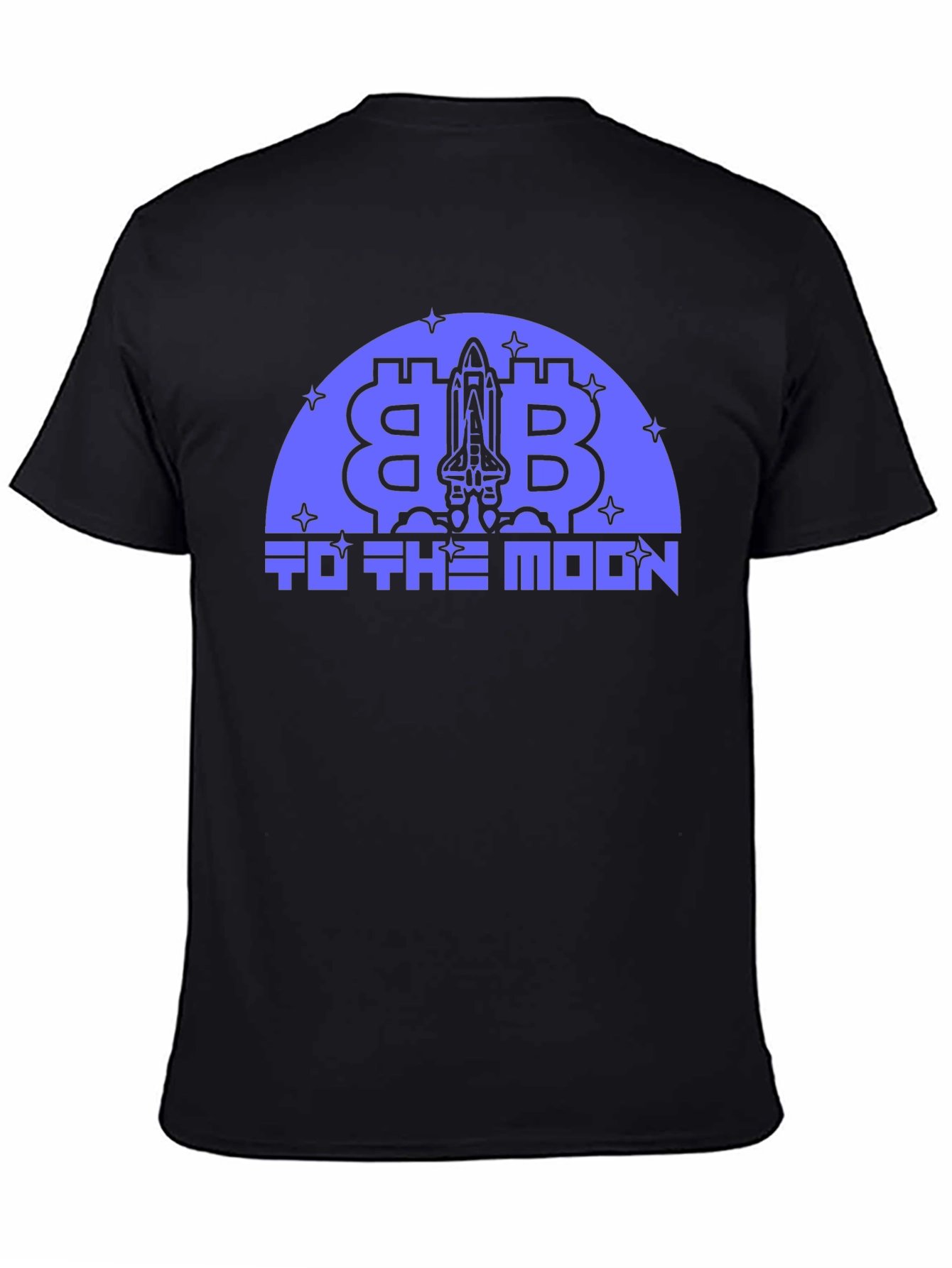 Bitcoin To The Moon Graphic T-Shirt