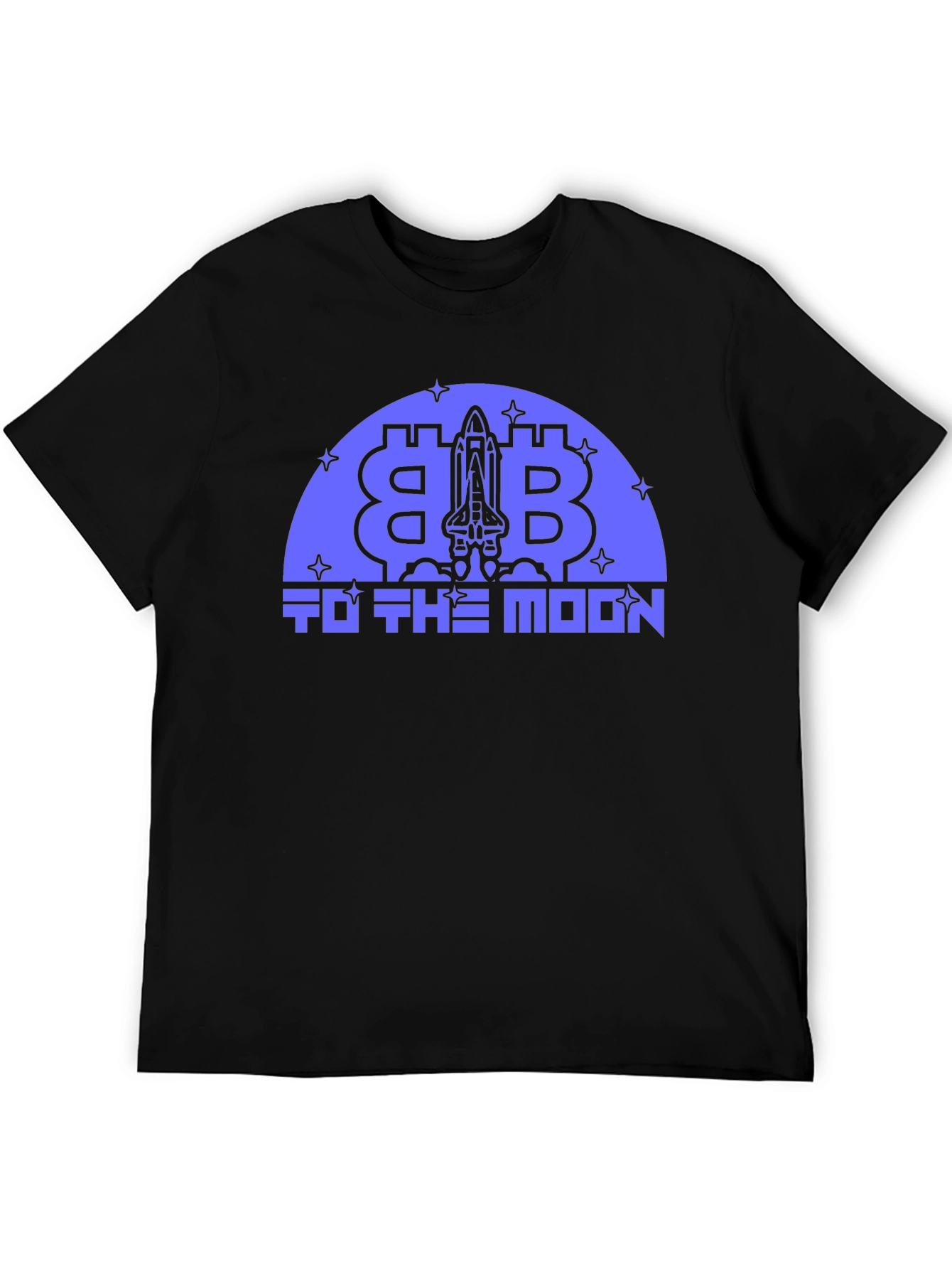 Bitcoin To The Moon Graphic T-Shirt