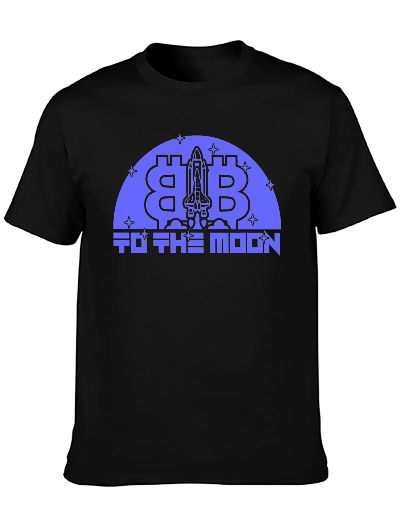 Bitcoin To The Moon Graphic T-Shirt