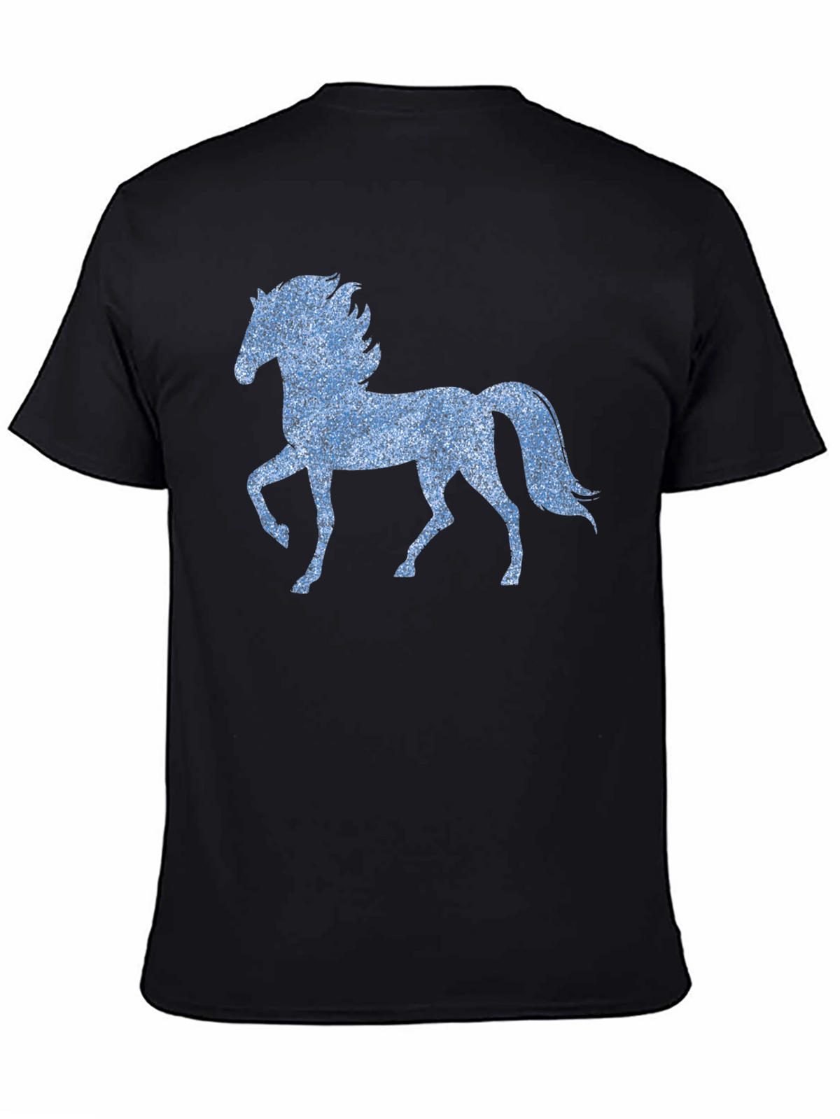 Horse Graphic T-Shirt - Black