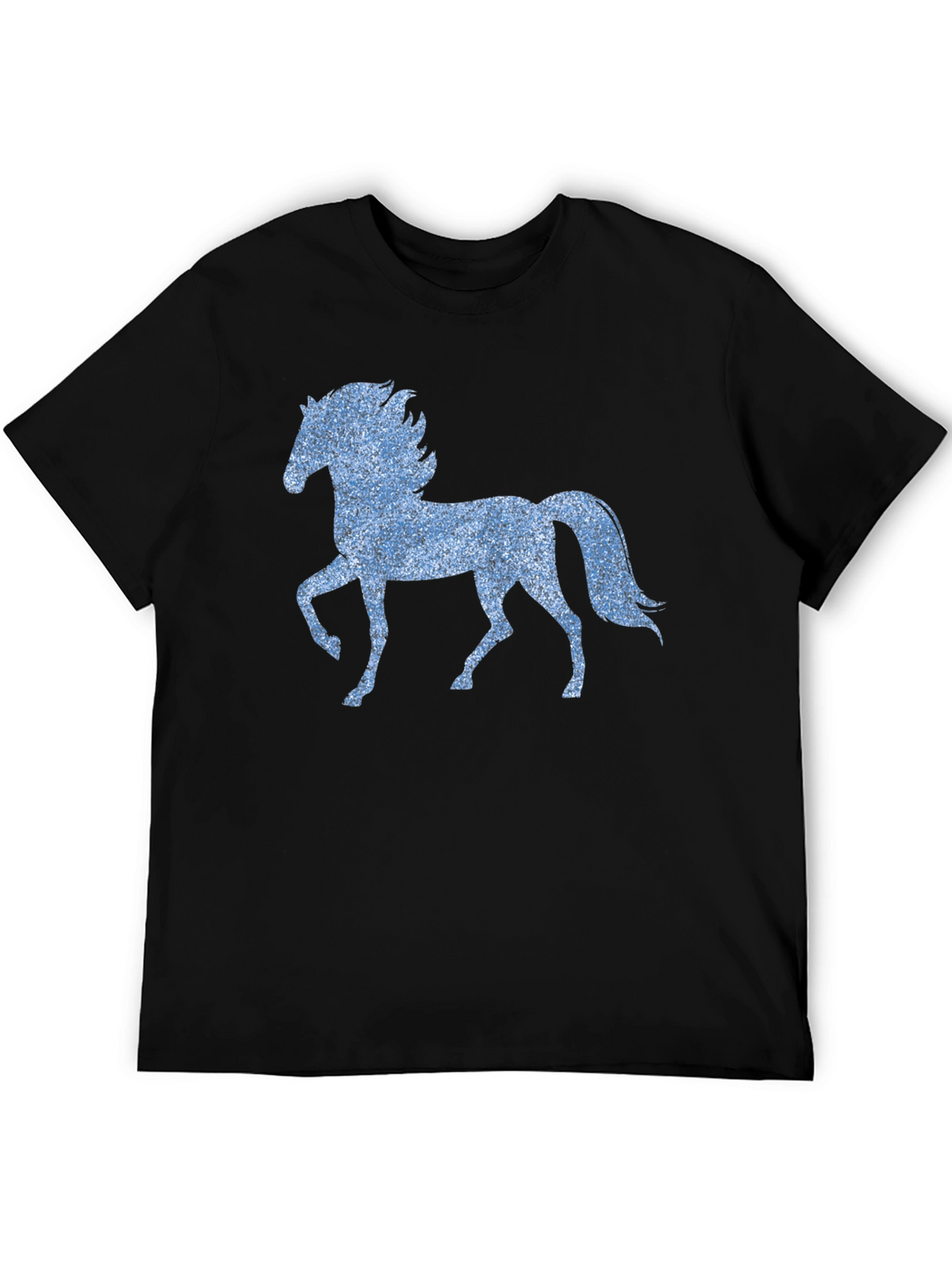 Horse Graphic T-Shirt - Black